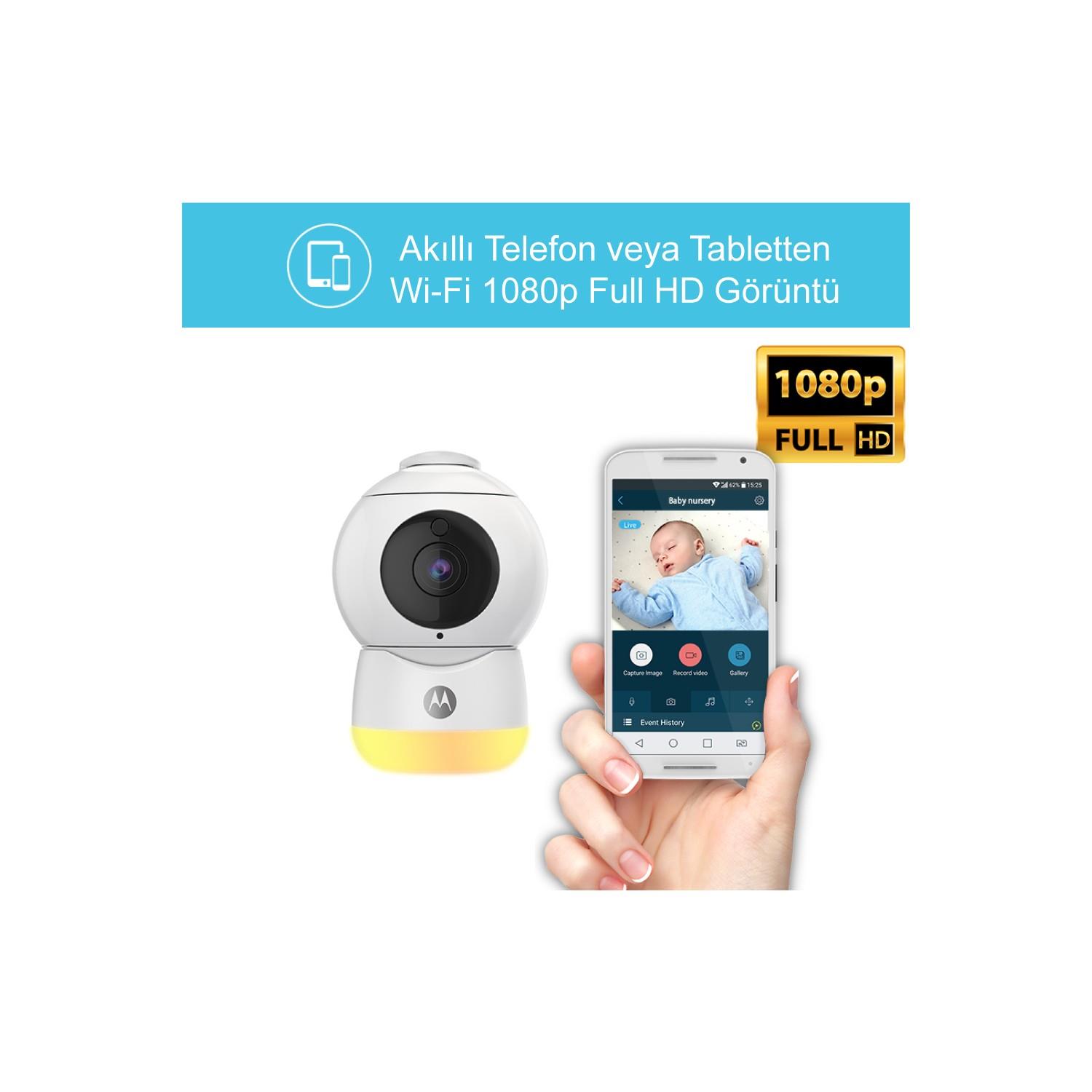 Motorola PEEKABOO Gece Lambalı FULL HD Wİ-Fİ Dijital Bebek Kamerası