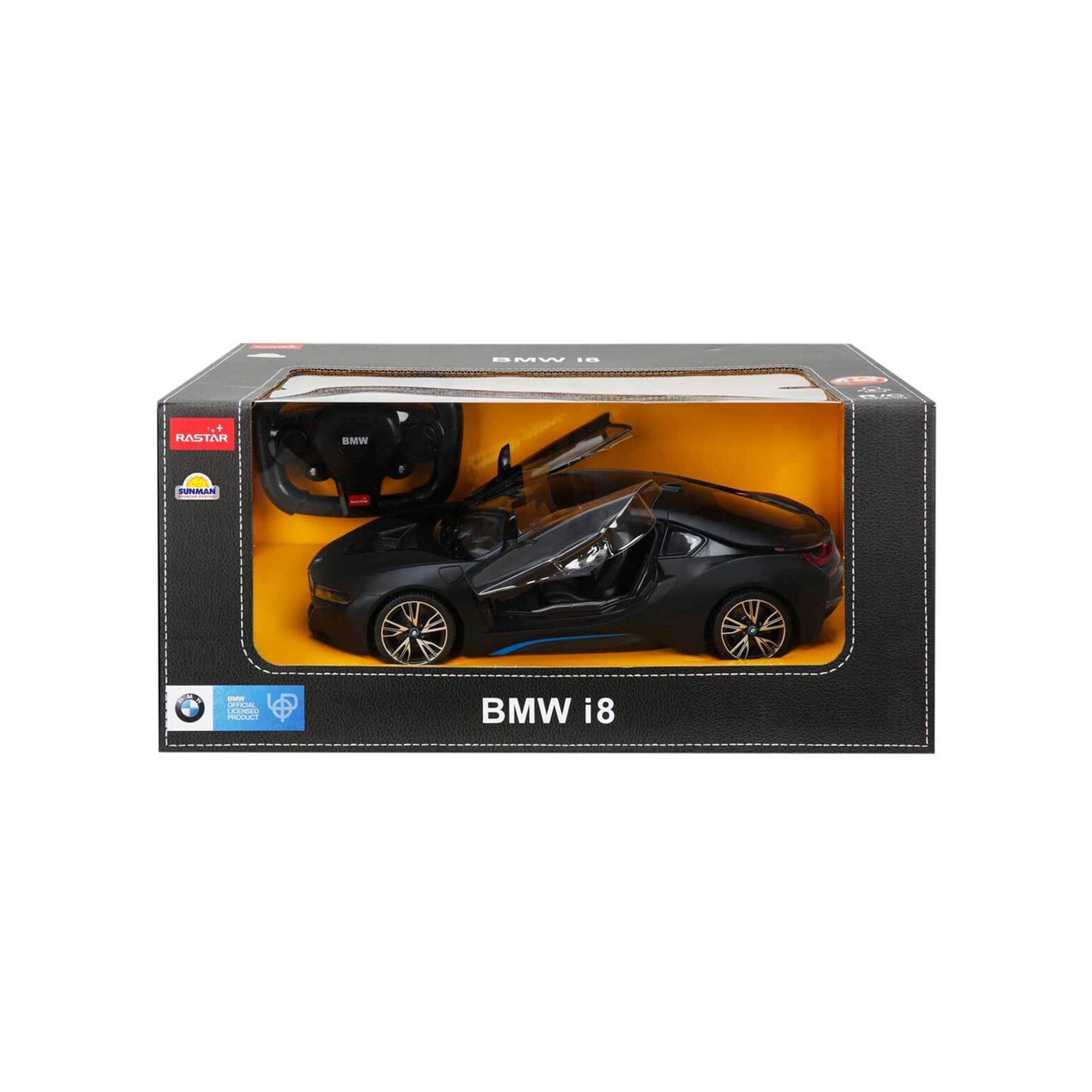Rastar 1:14 BMW İ8 Uzaktan Kumandalı Işıklı Araba Siyah