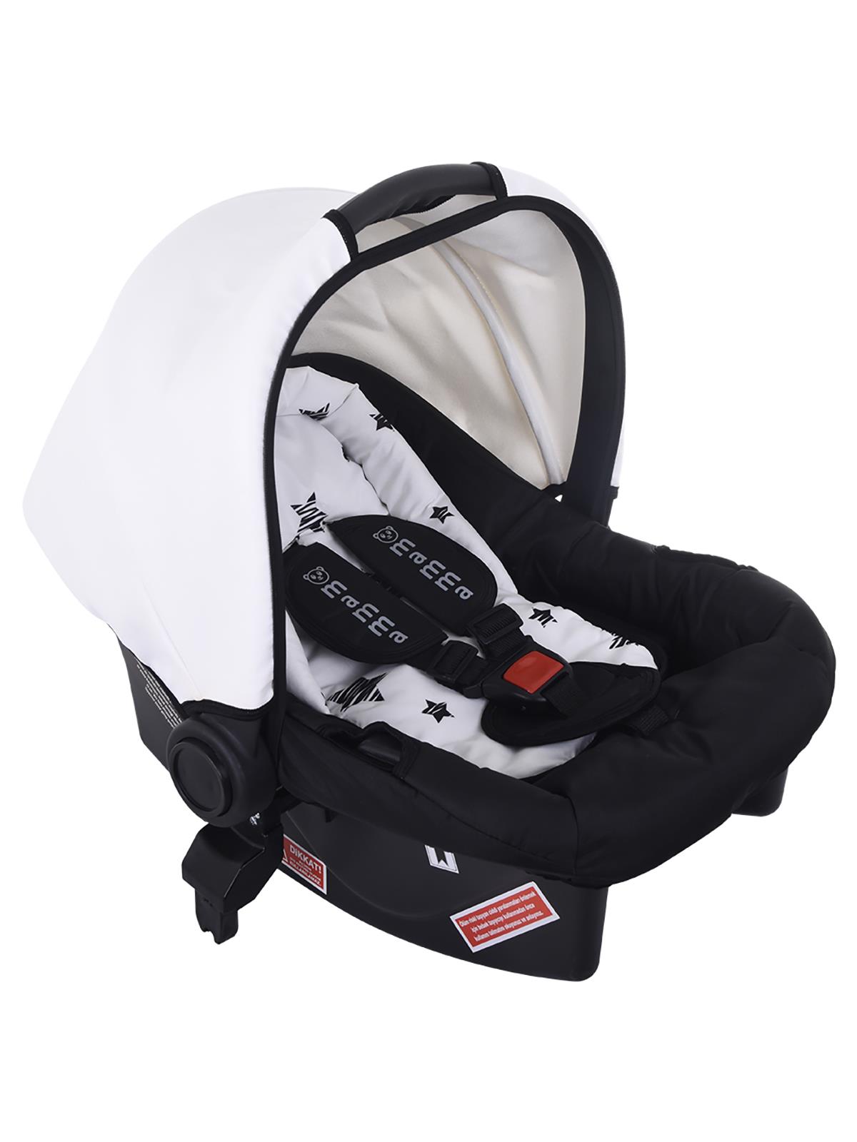 Mamma Badger Exclusive Deri Konsept Travel Bebek Arabası Beyaz