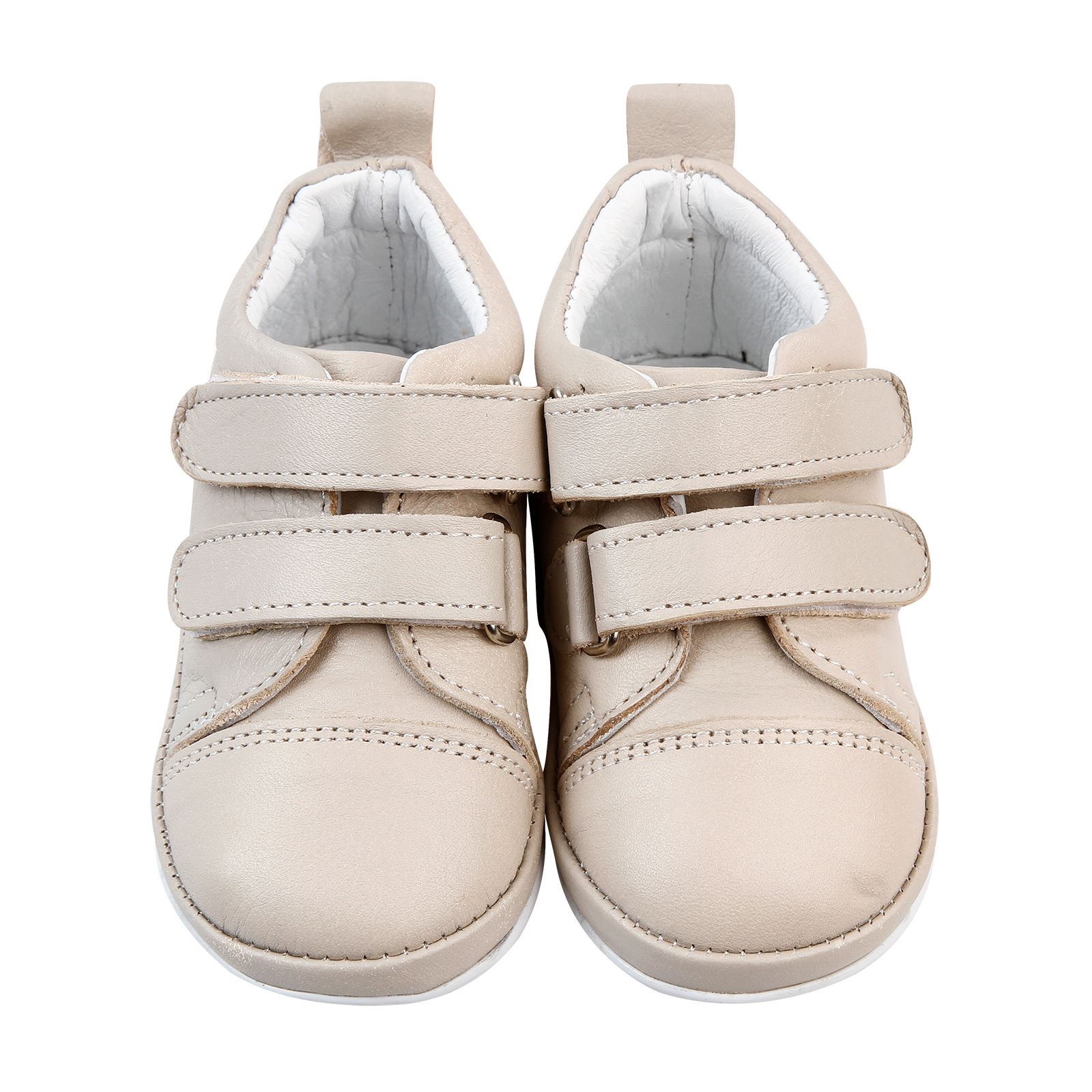 Baby Force Erkek Bebek Deri İlkadım Ayakkabısı 18-21 Numara Krem