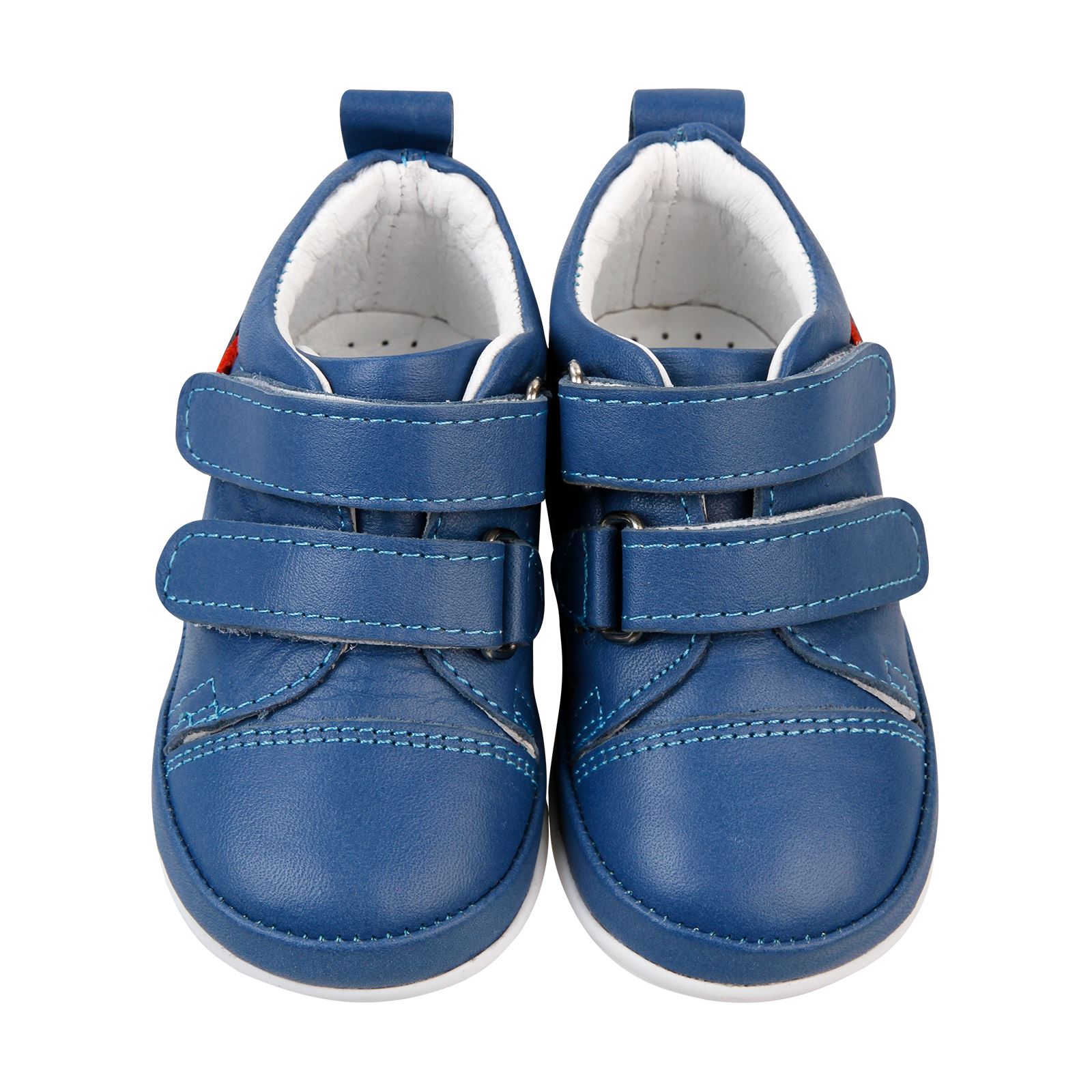Baby Force Erkek Bebek Deri İlkadım Ayakkabısı 18-21 Numara Mavi