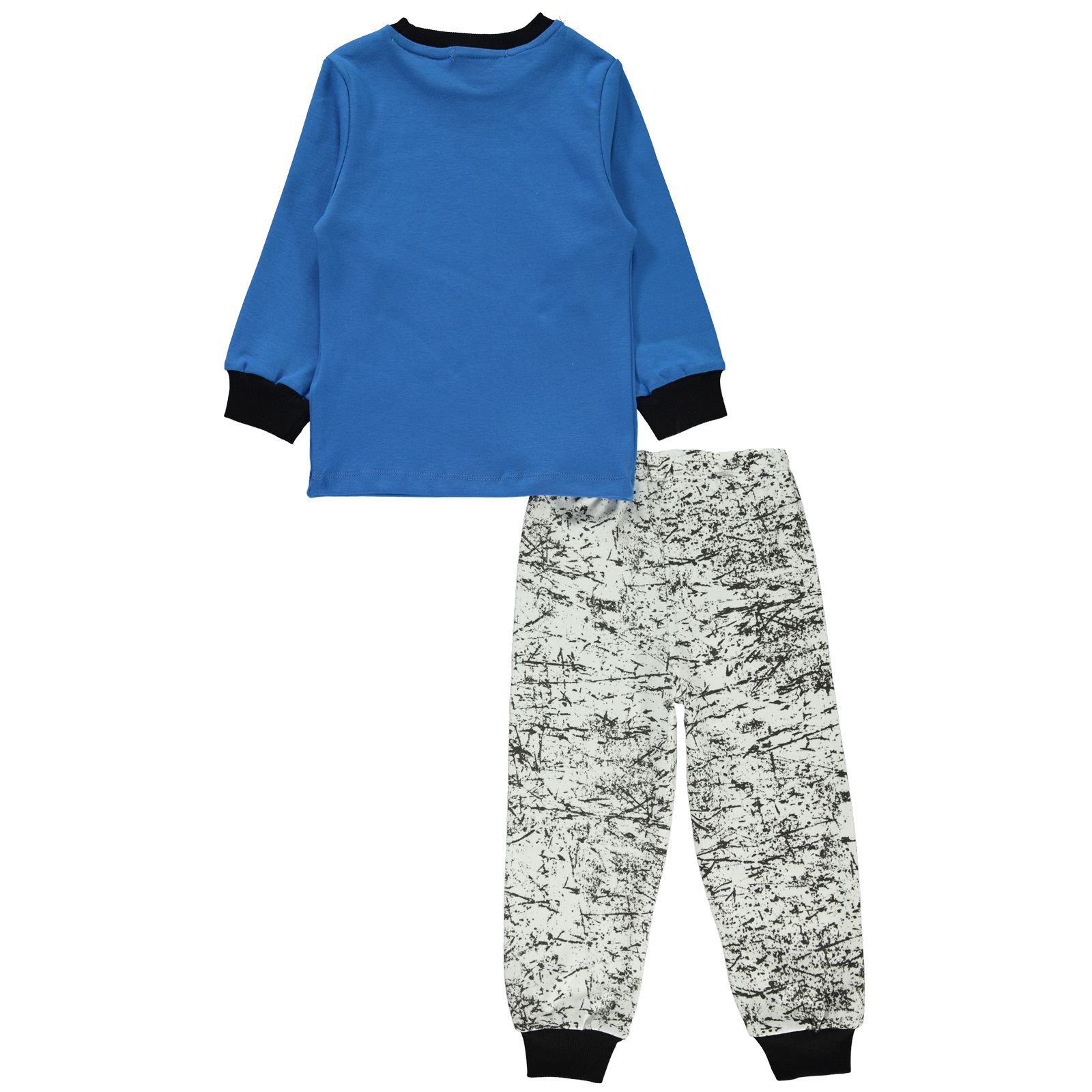 Civil Boys Erkek Çocuk Pijama Takımı 2-5 Yaş Saks Mavisi