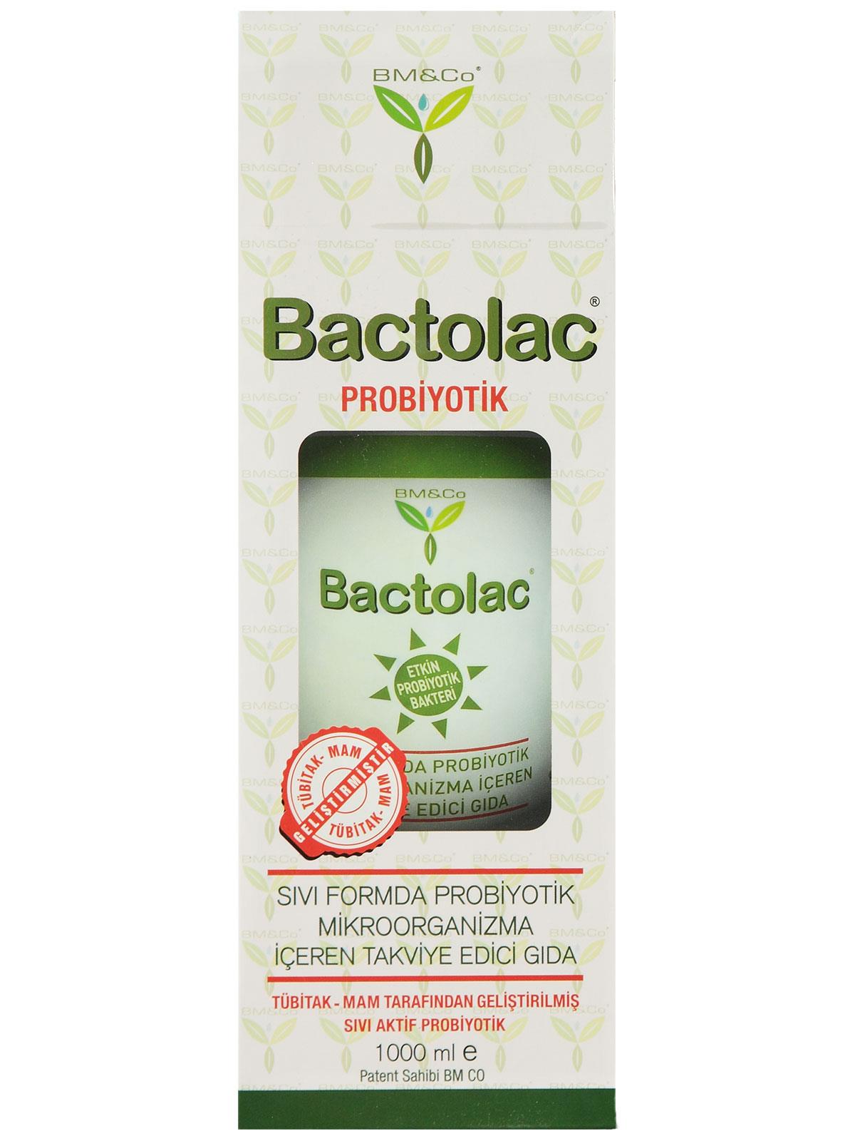 Bactolac Sıvı Formda Probiyotik Mikroorganizma İçeren Takviye Edici Gıda 1000 ml