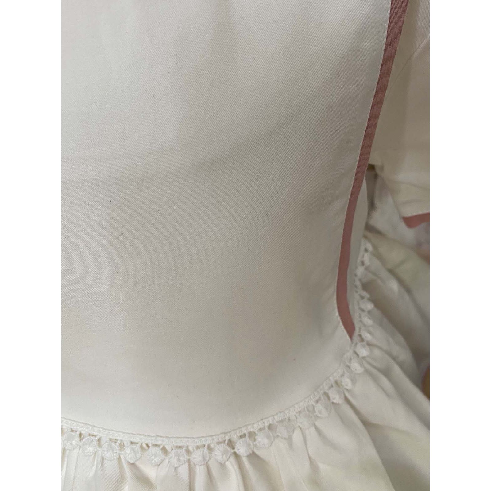 Shecco Babba Kız Elbise Bandana Takım 1-5 Yaş Beyaz