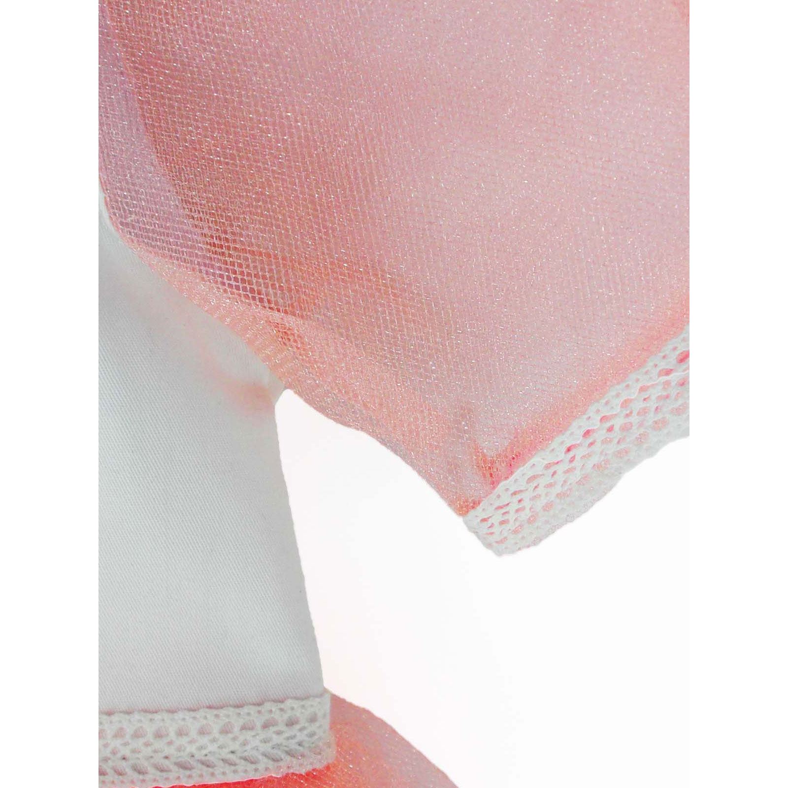 Shecco Babba Kız Çocuk Tütü Elbise Bandana Takım 1-8 Yaş Beyaz