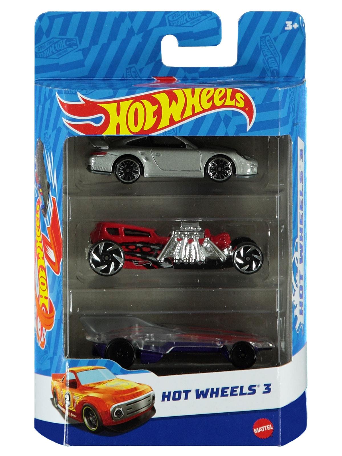Hot Wheels 3'lü Araba Seti 3+ Yaş Gri
