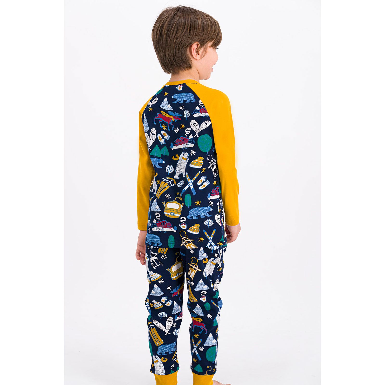 Roly Poly Erkek Çocuk Pijama Takımı 2-7 Yaş Lacivert