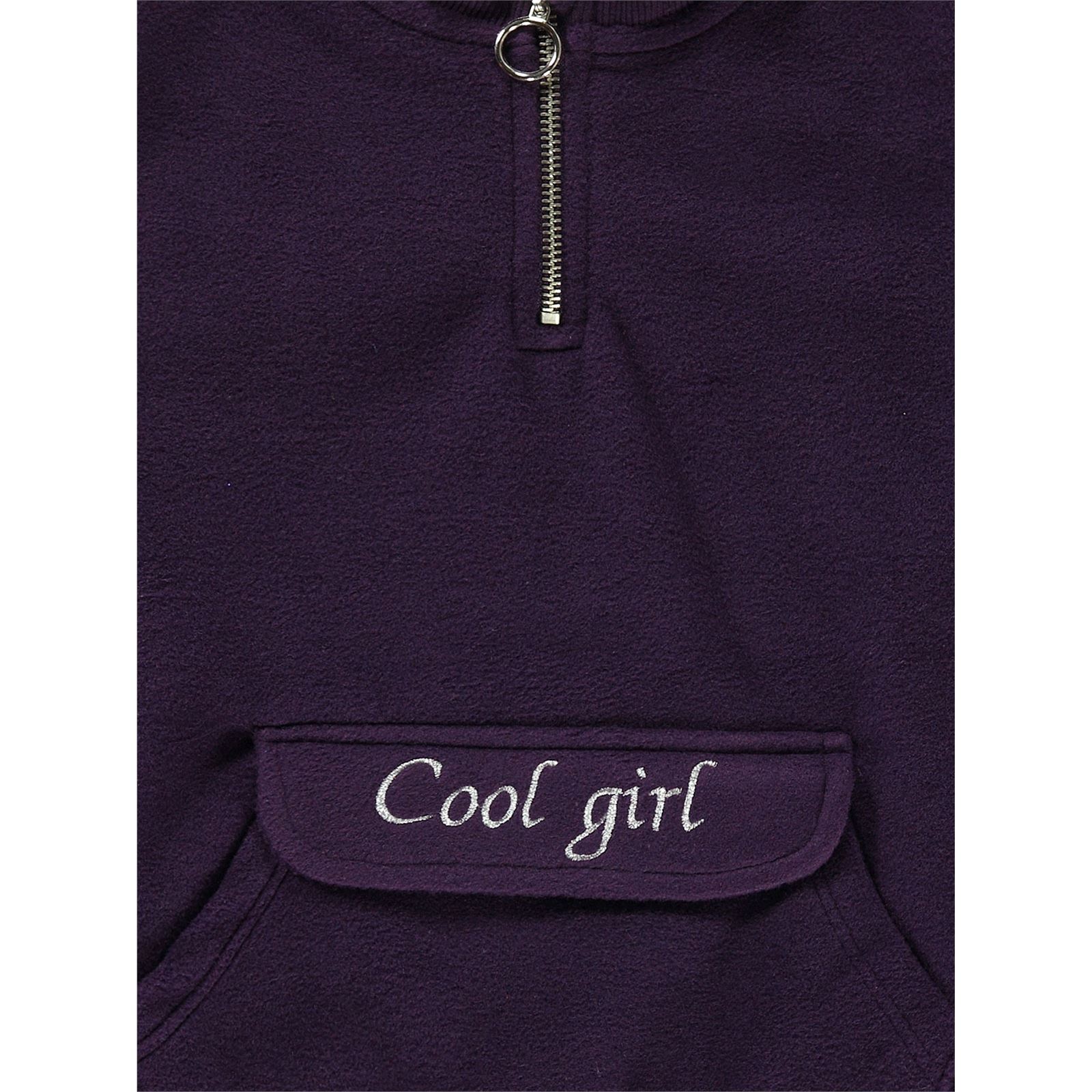 Civil Girls Kız Çocuk Sweatshirt 6-9 Yaş Mor