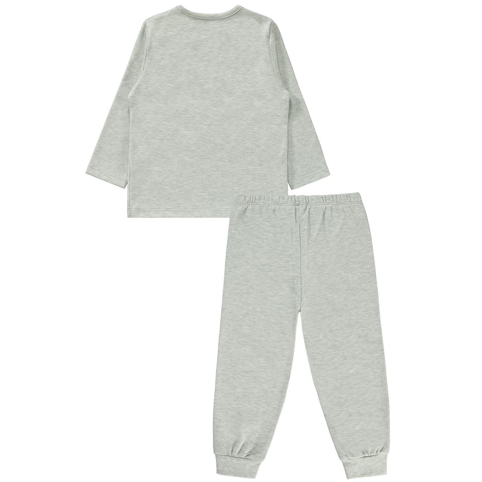 Cvl Kız Çocuk Pijama Takımı 2-5 Yaş Gri