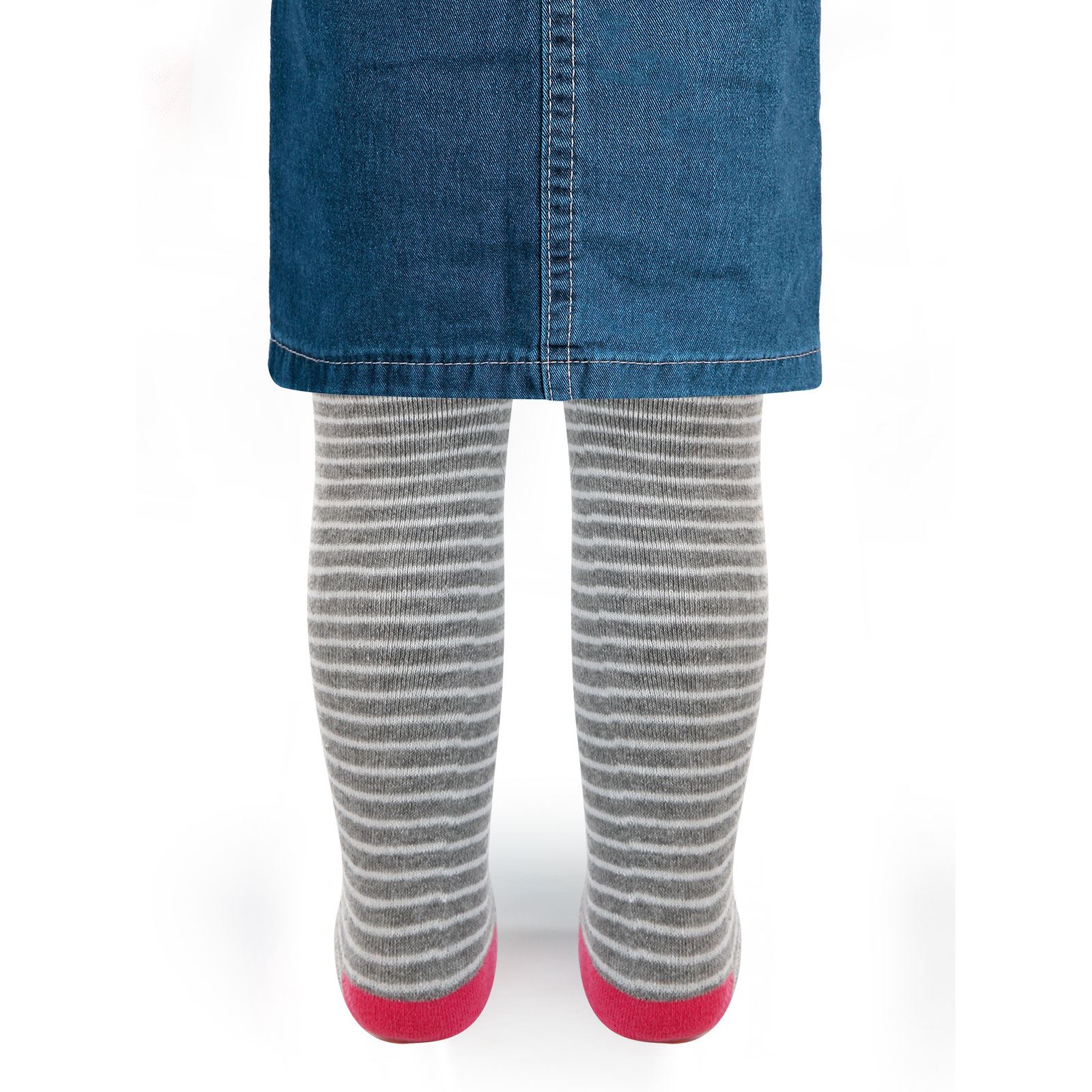 Civil Baby Kız Bebek Havlu Külotlu Çorap 0-24 Ay Gri
