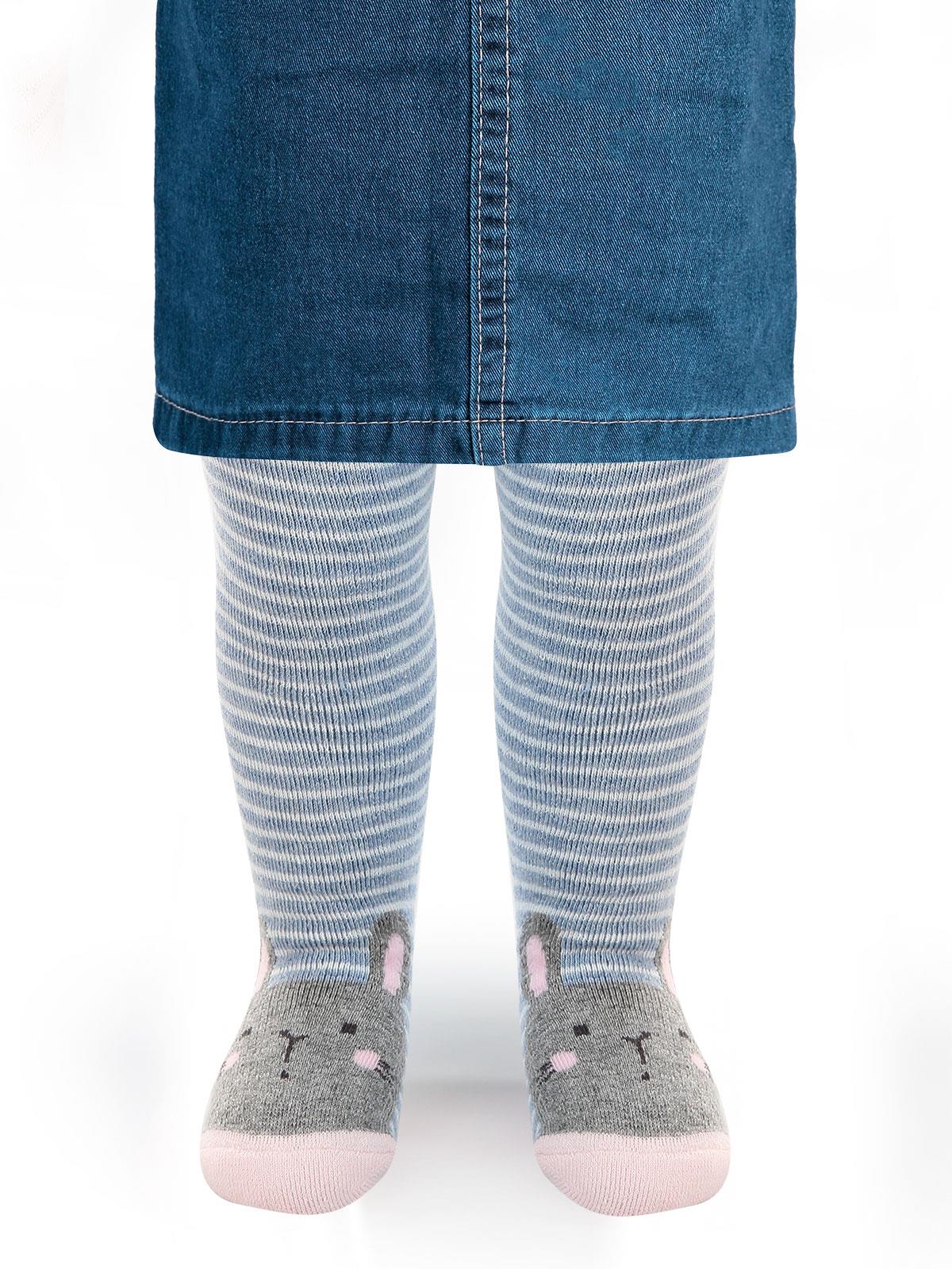 Civil Baby Kız Bebek Havlu Külotlu Çorap 0-24 Ay Mavi