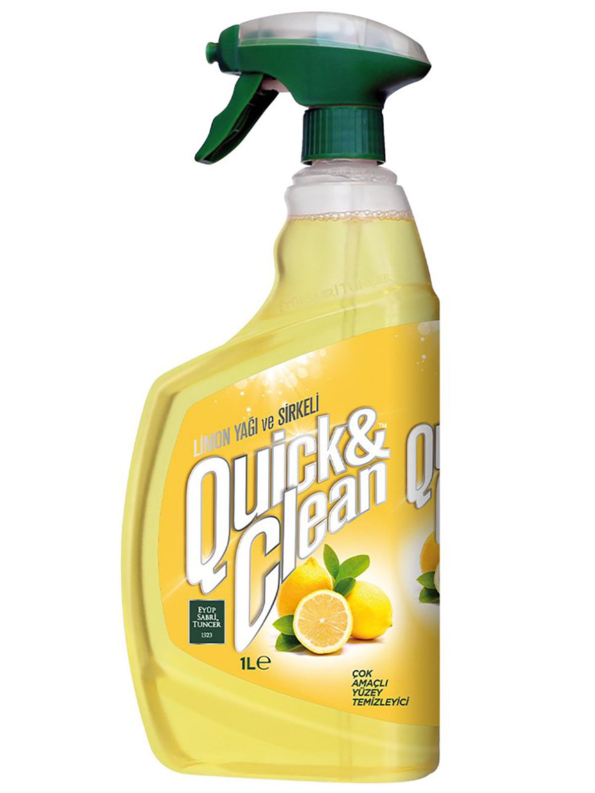 Eyüp Sabri Tuncer Quıck & Clean Yüzey Temizleyici Limon Yağlı Köpük Trıgger Formlu 1 Lt
