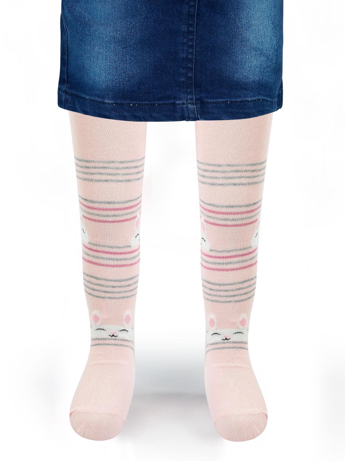 Civil Kız Çocuk Külotlu Çorap 3-11 Yaş Pembe