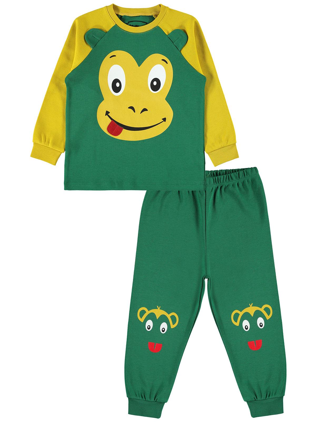 Civil Boys Erkek Çocuk Pijama Takımı 2-5 Yaş Yeşil