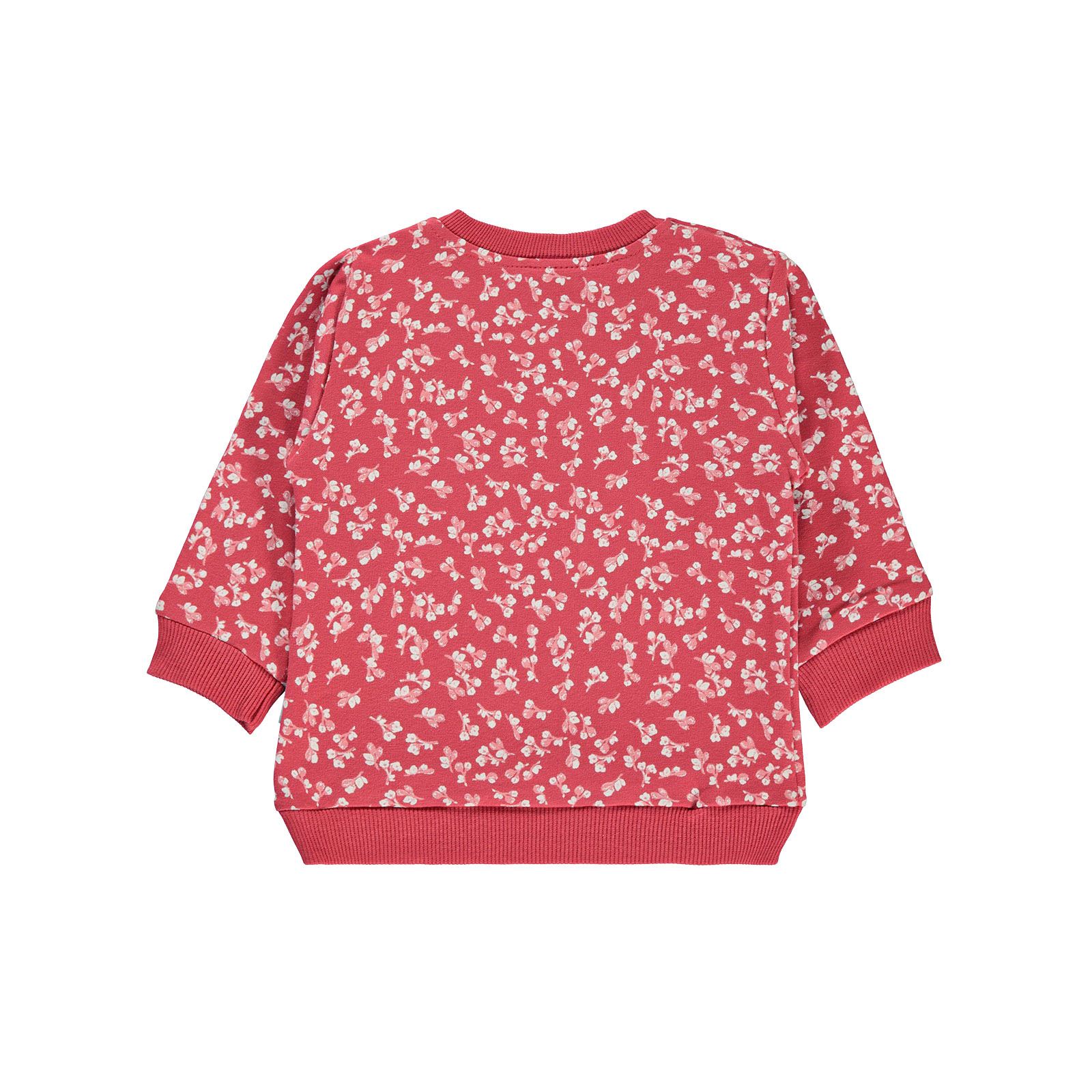 Tufffy Kız Bebek Sweatshirt 6-24 Ay Narçiçeği