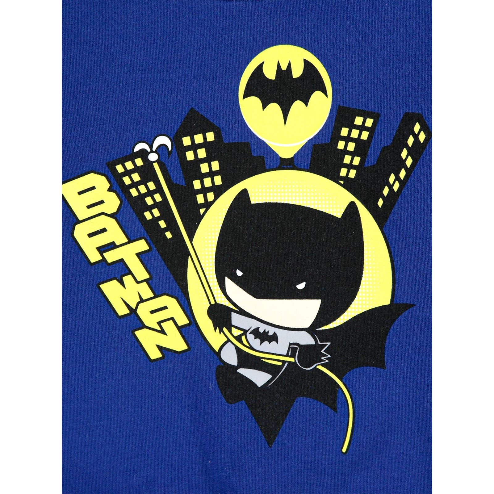 Batman Erkek Bebek Sweatshirt 6-18 Ay Saks Mavisi