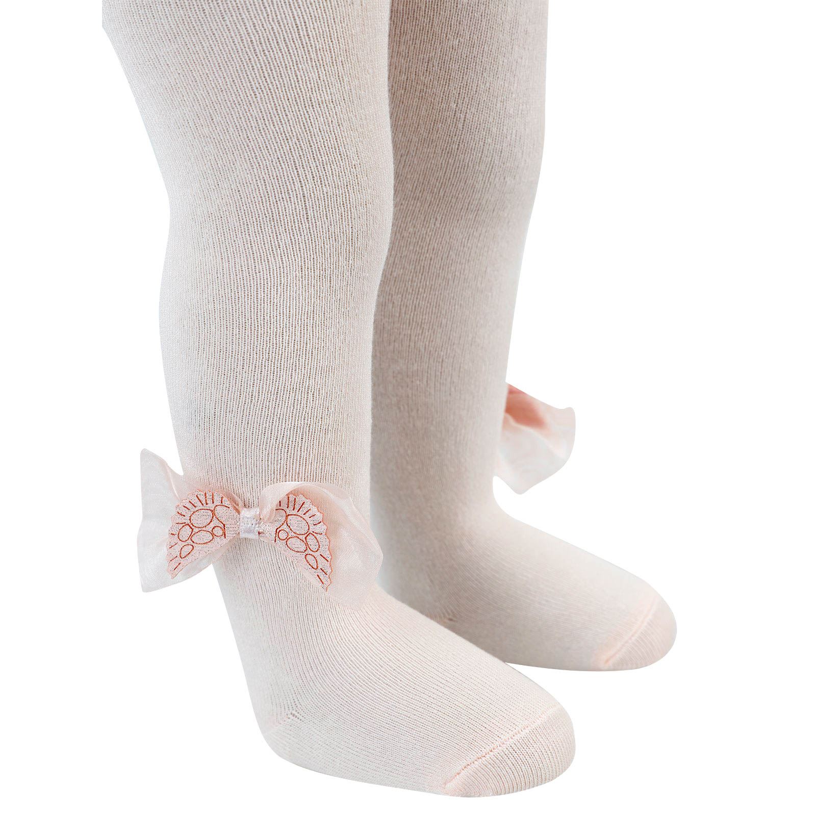 Katamino Kız Bebek Aksesuarlı Külotlu Çorap 0-18 Ay Somon