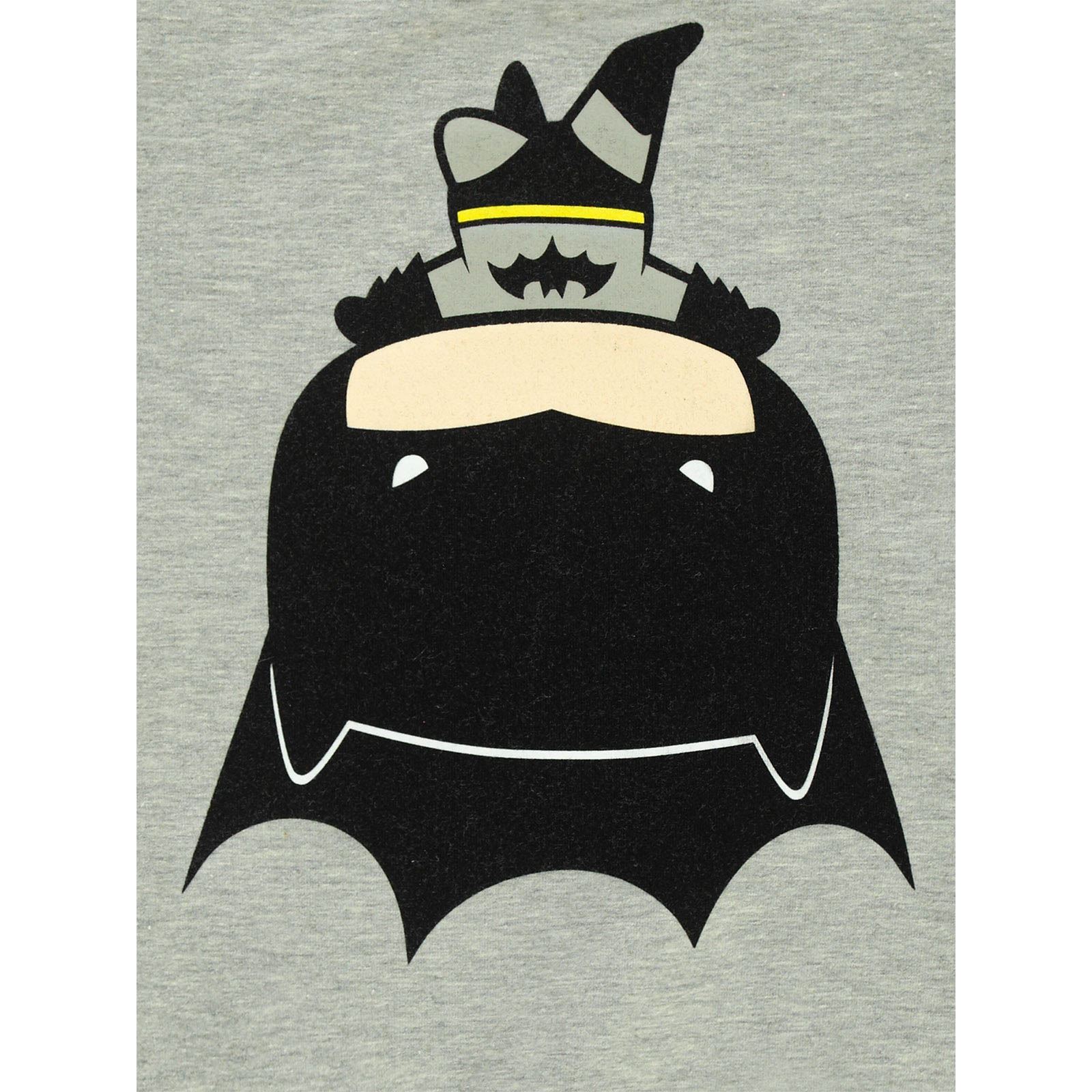 Batman Erkek Çocuk Sweatshirt 2-5 Yaş Gri