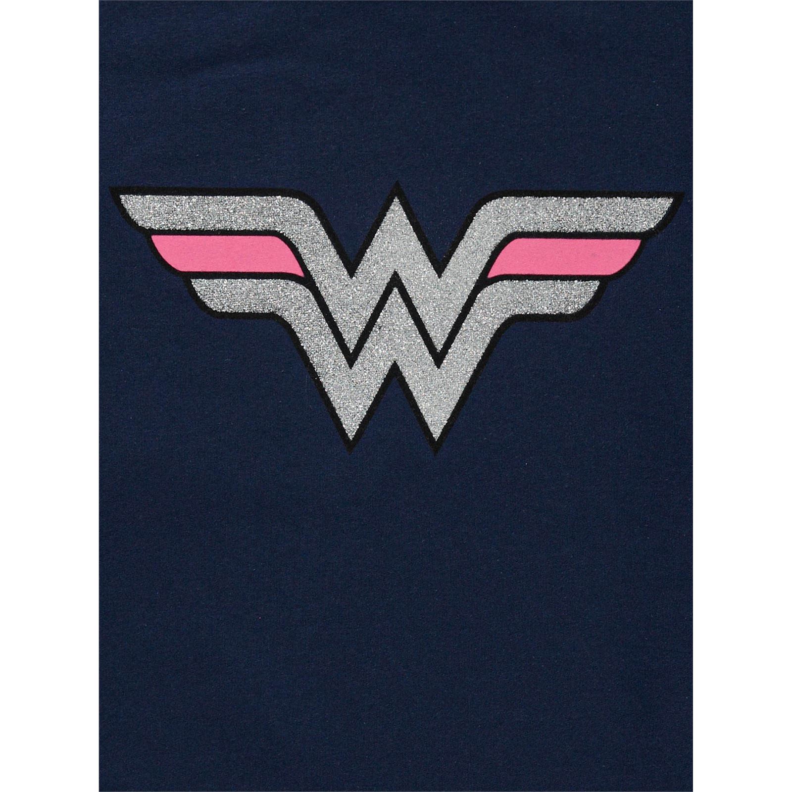 Wonder Woman Kız Çocuk Sweatshirt 10-13 Yaş Lacivert