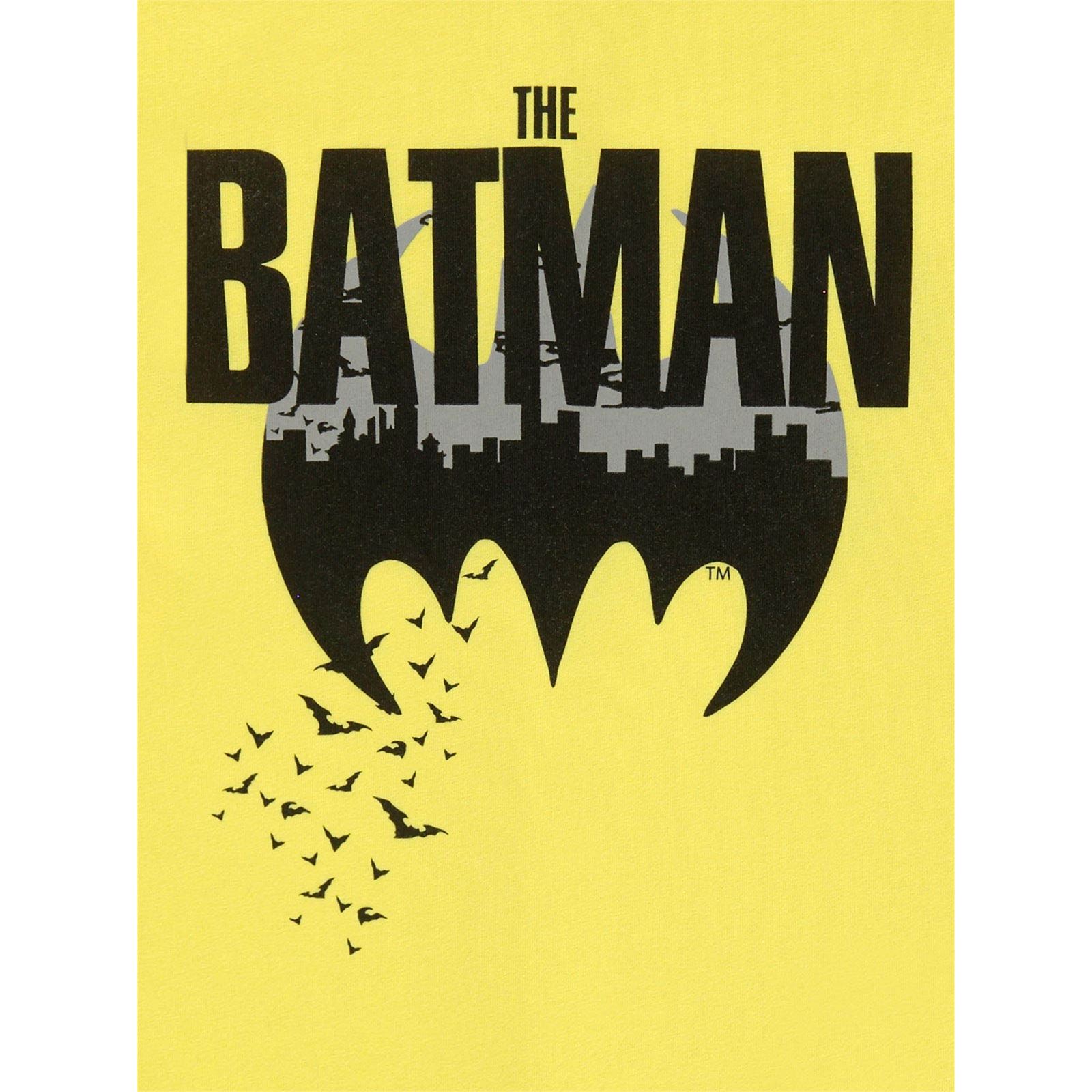 Batman Erkek Çocuk Sweatshirt 6-9 Yaş Sarı