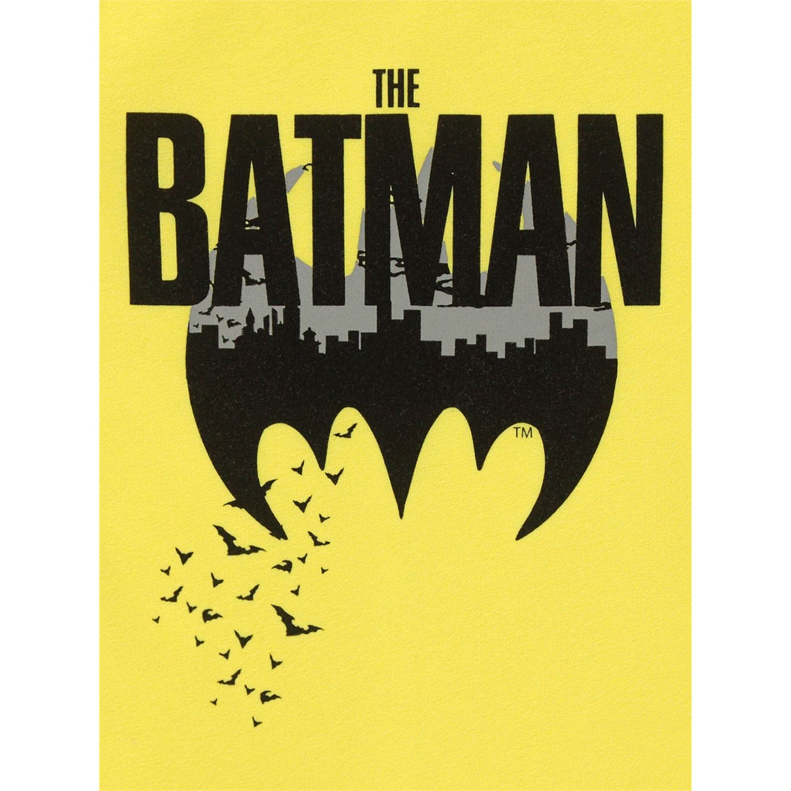 Batman Erkek Çocuk Sweatshirt 2-5 Yaş Sarı