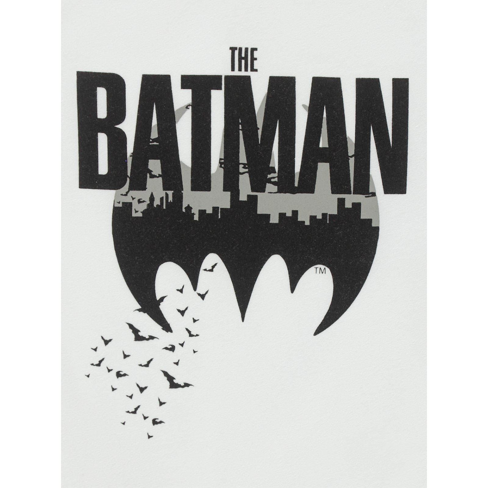 Batman Erkek Çocuk Sweatshirt 2-5 Yaş Beyaz