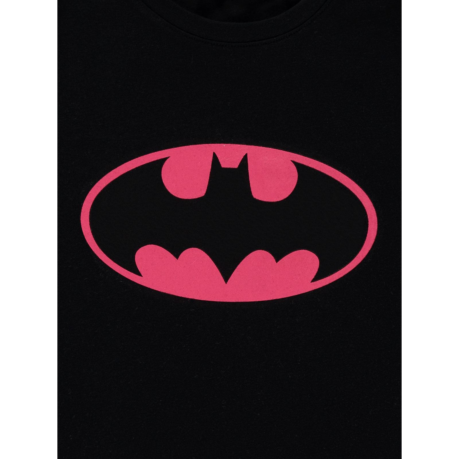 Batman Kız Çocuk Sweatshirt 2-5 Yaş Siyah