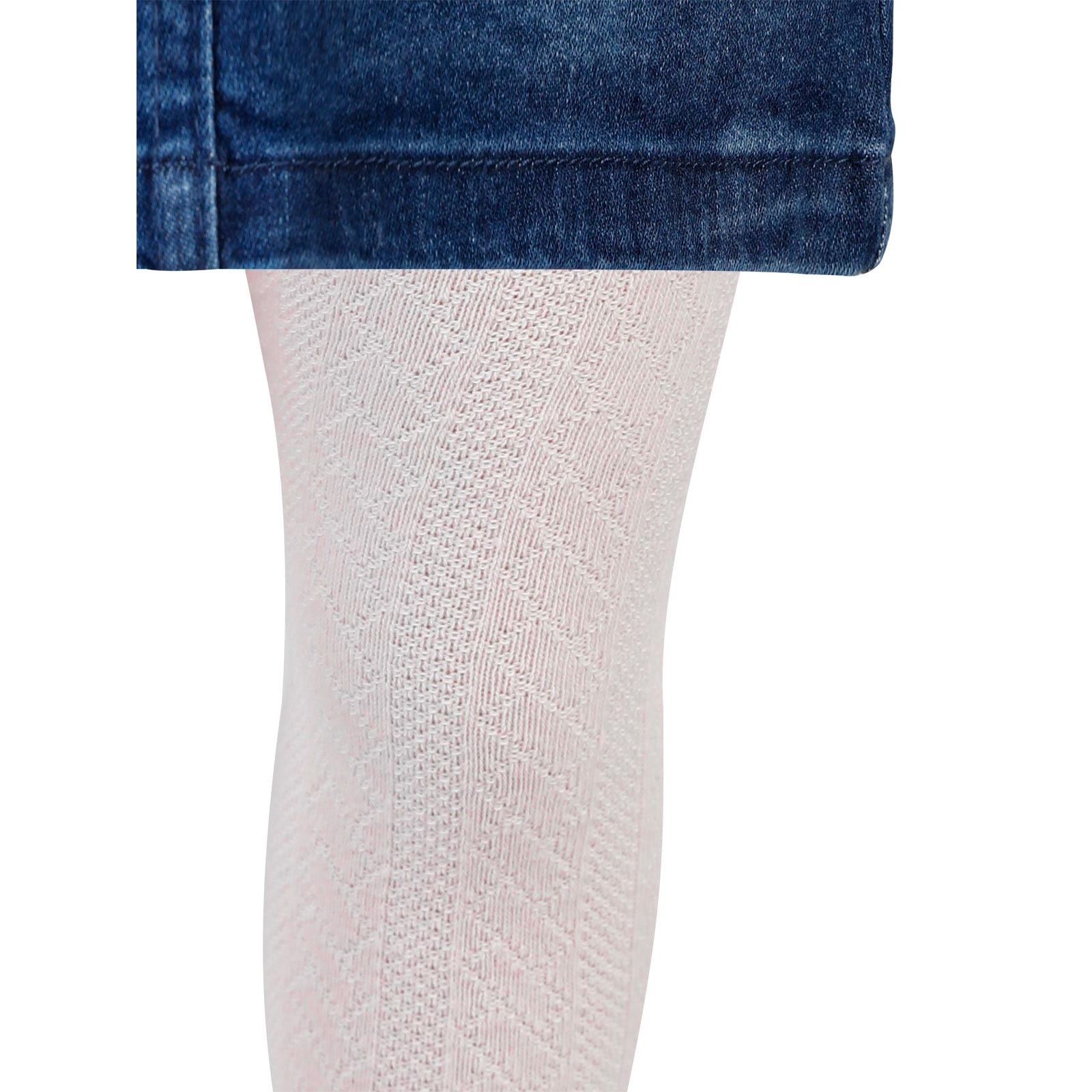 Artı Kız Bebek Külotlu Çorap 6-18 Ay Pembe