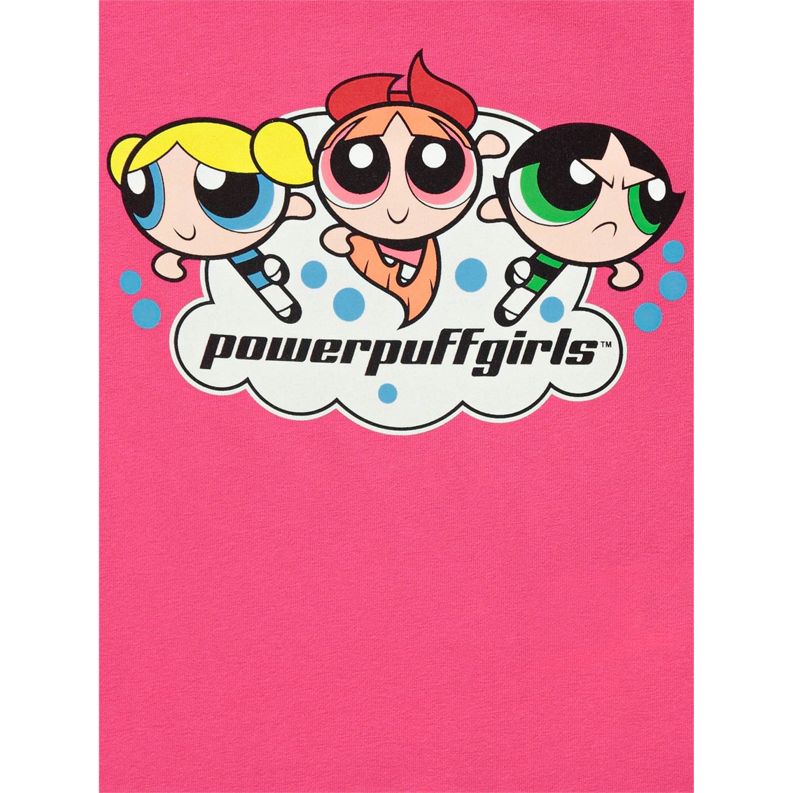 Power Puff Girls Kız Çocuk Sweatshirt 2-5 Yaş Fuşya
