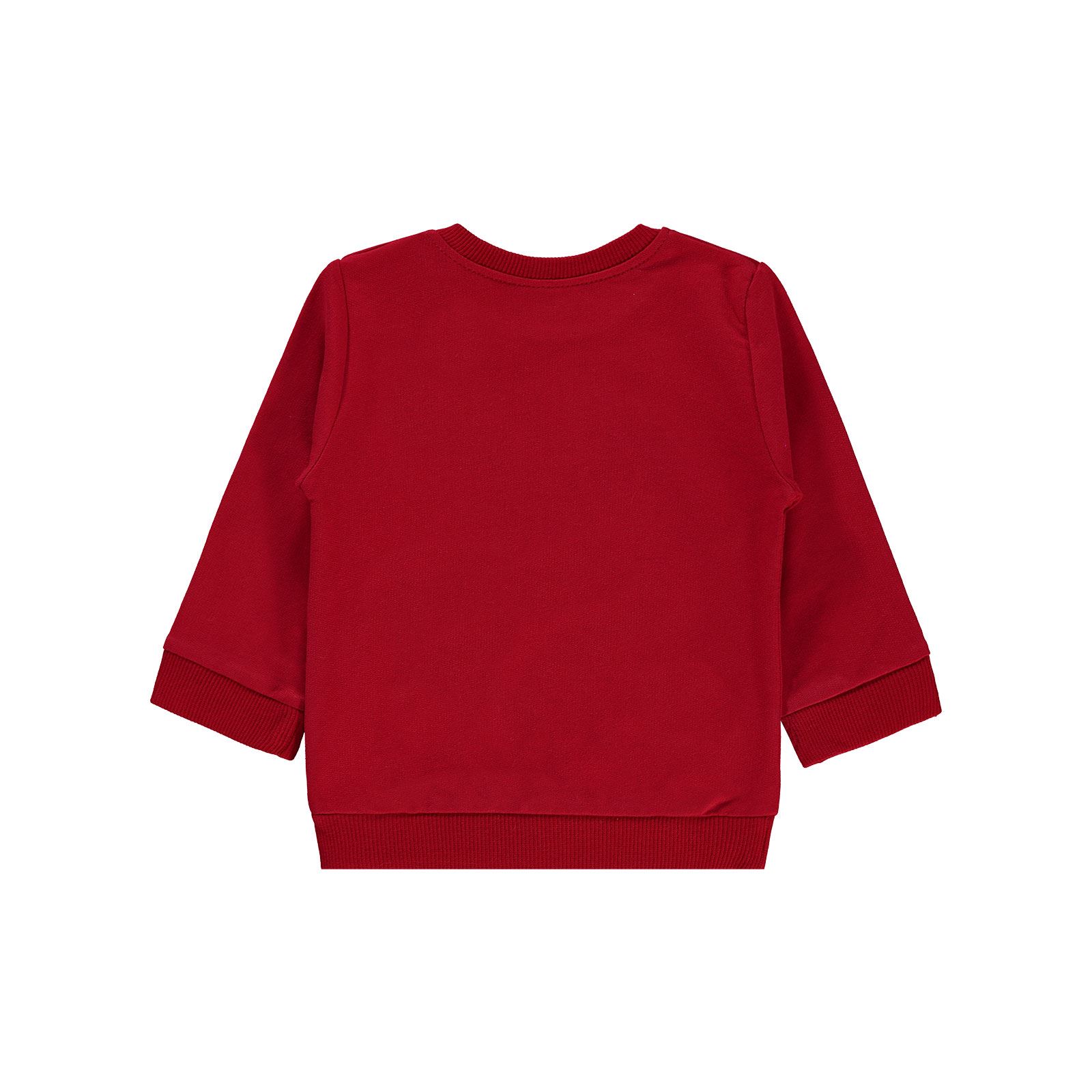Tuffy Erkek Bebek Sweatshirt 6-24 Ay Kırmızı