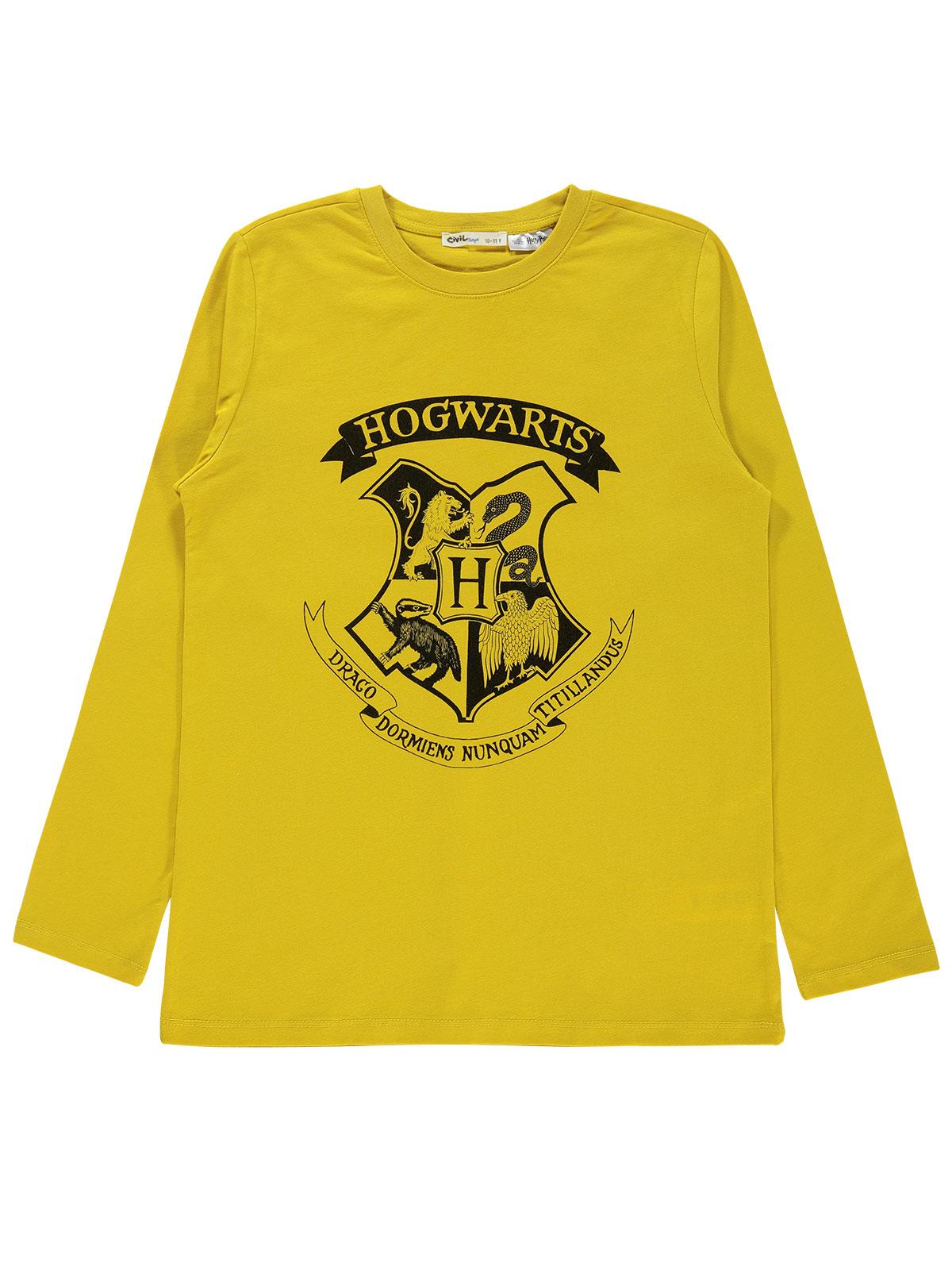 Harry Potter Erkek Çocuk Sweatshirt 10-13 Yaş Sarı