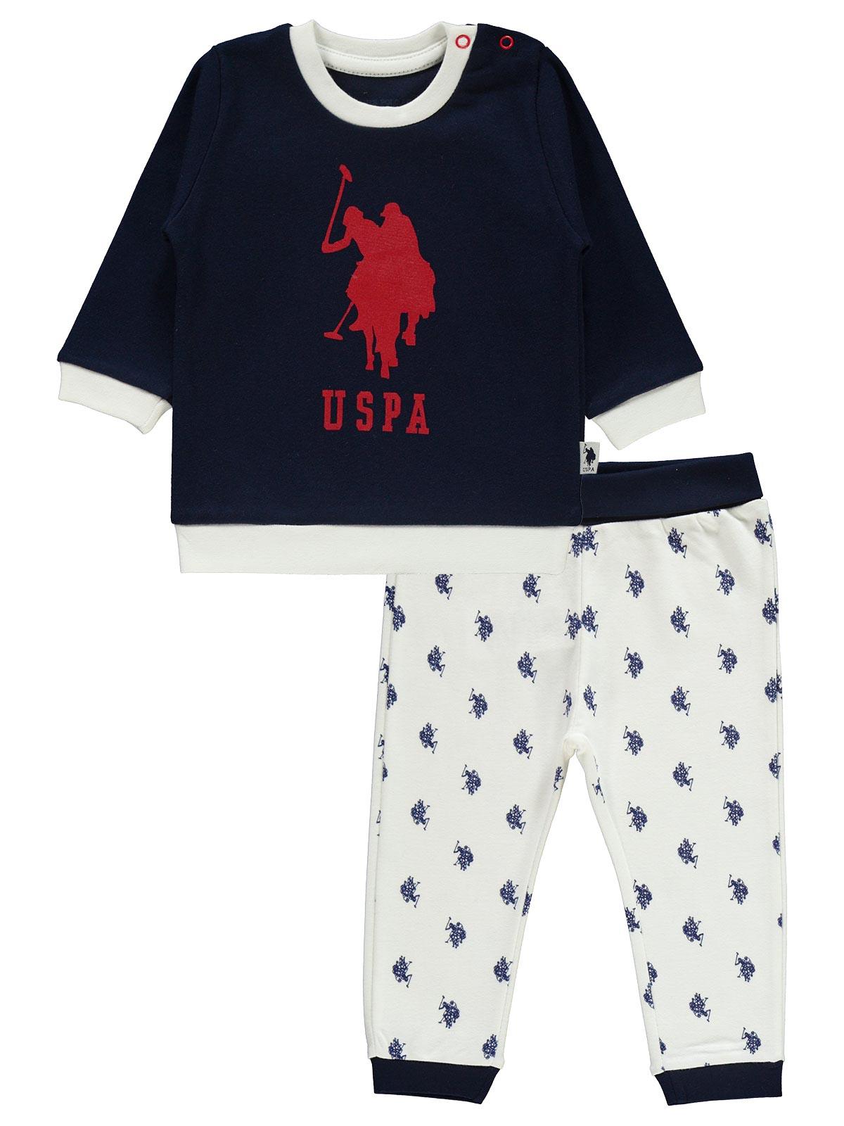 U.S Polo Assn. Bebek Takım 3-12 Ay Lacivert