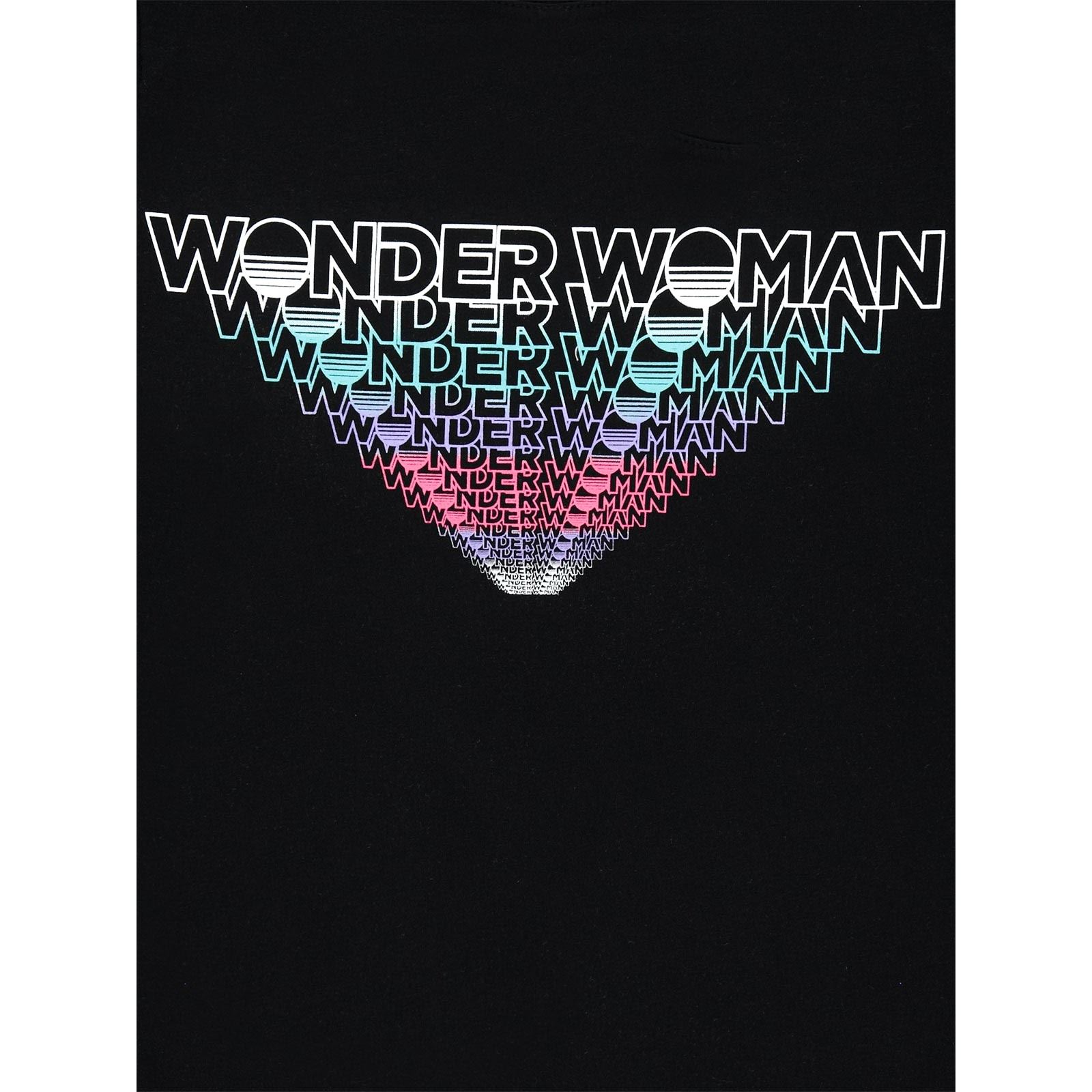 Wonder Woman Kız Çocuk Sweatshirt 10-13 Yaş Siyah