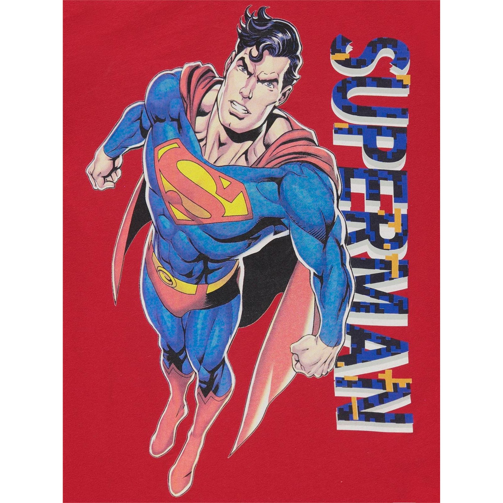 Superman Erkek Çocuk Sweatshirt 6-9 Yaş Kırmızı