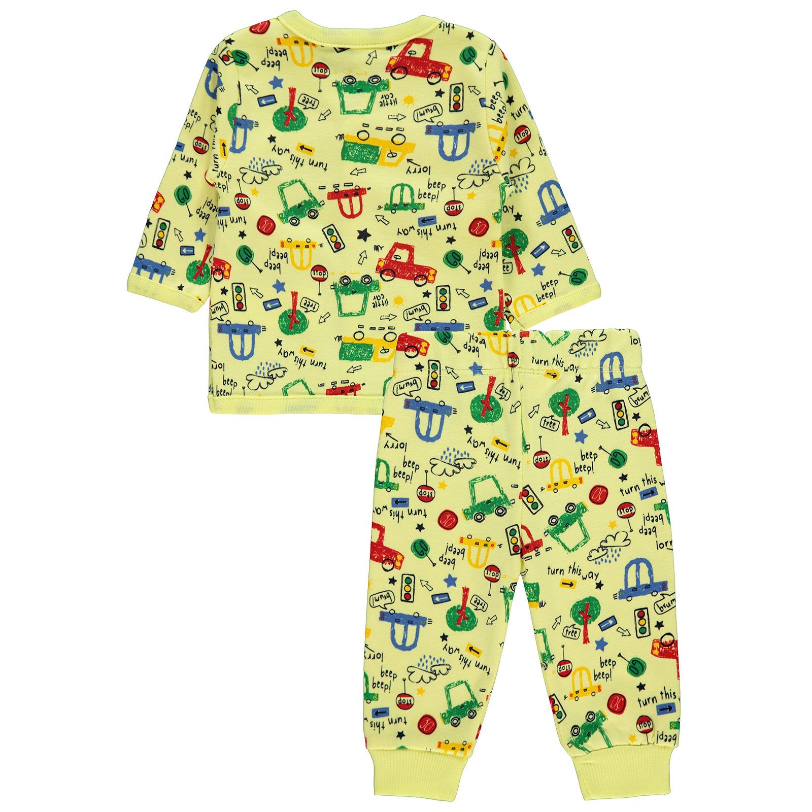 Civil Baby Erkek Bebek Pijama Takımı 0-9 Ay Sarı
