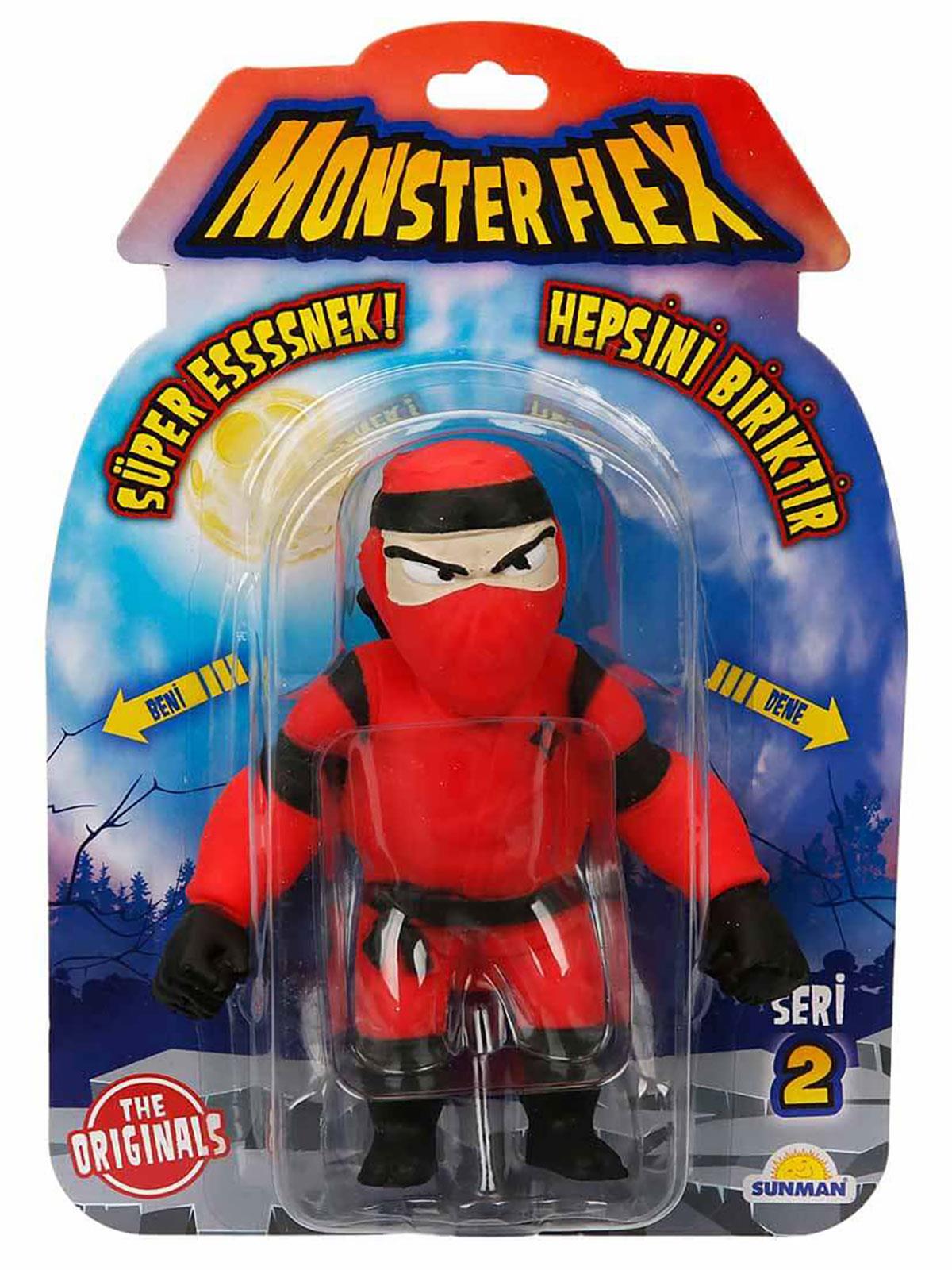 Monster Flex Süper Esnek Figür 15 cm Seri II Red Ninja
