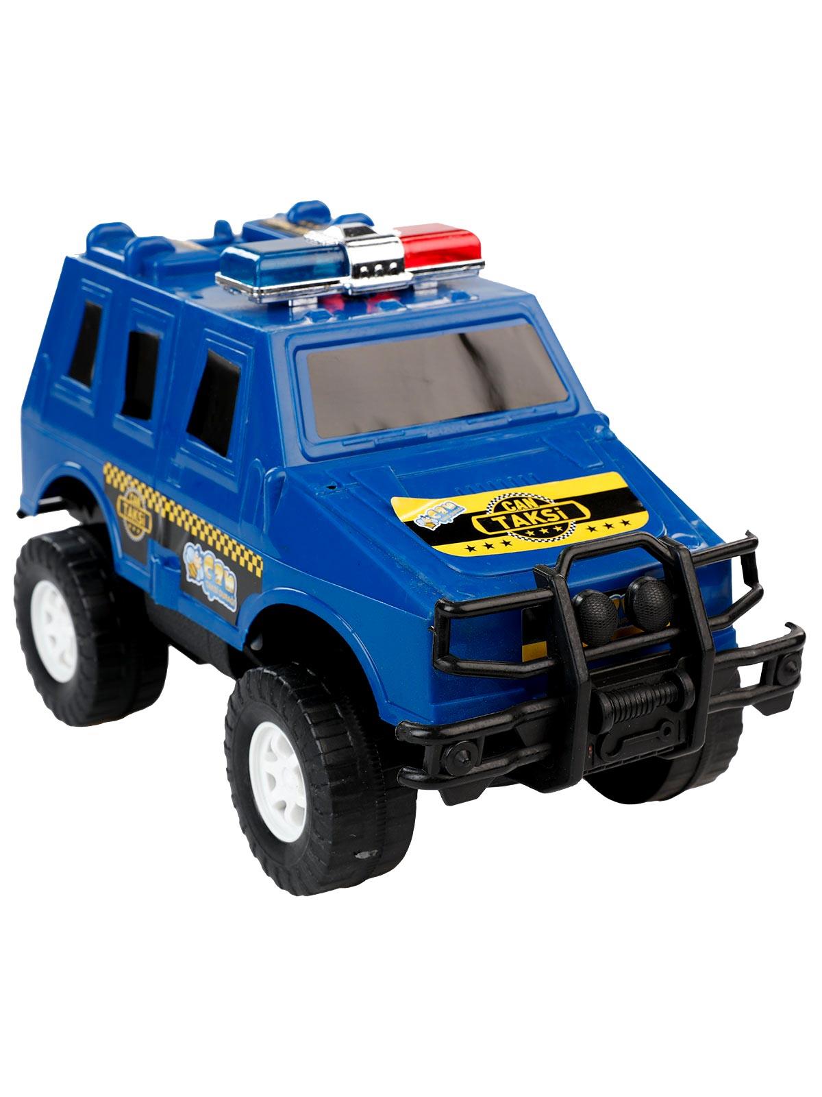 Can Oyuncak Sürtmeli Polis Arabası Mavi