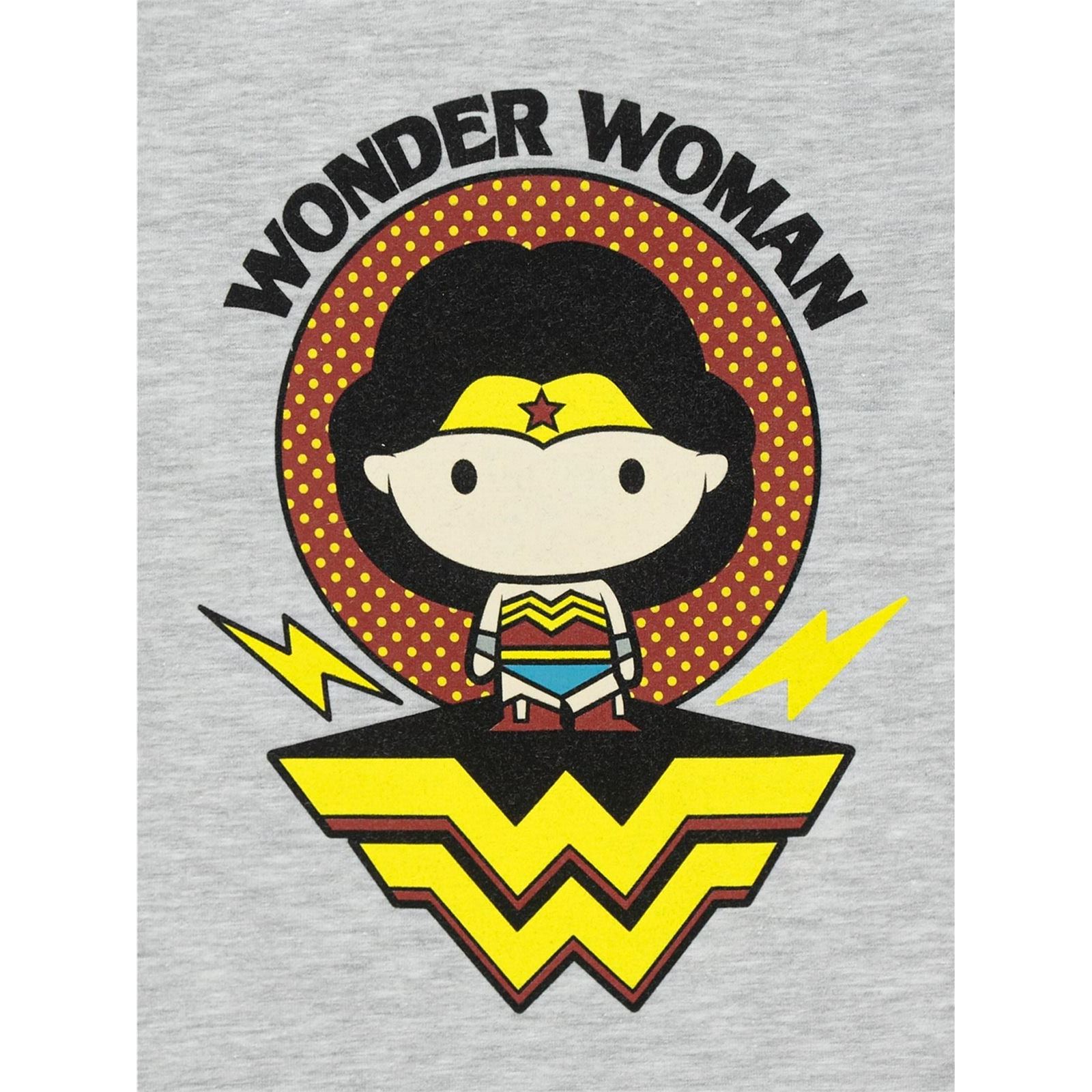 Wonder Woman Kız Bebek Sweatshirt 6-18 Ay Gri