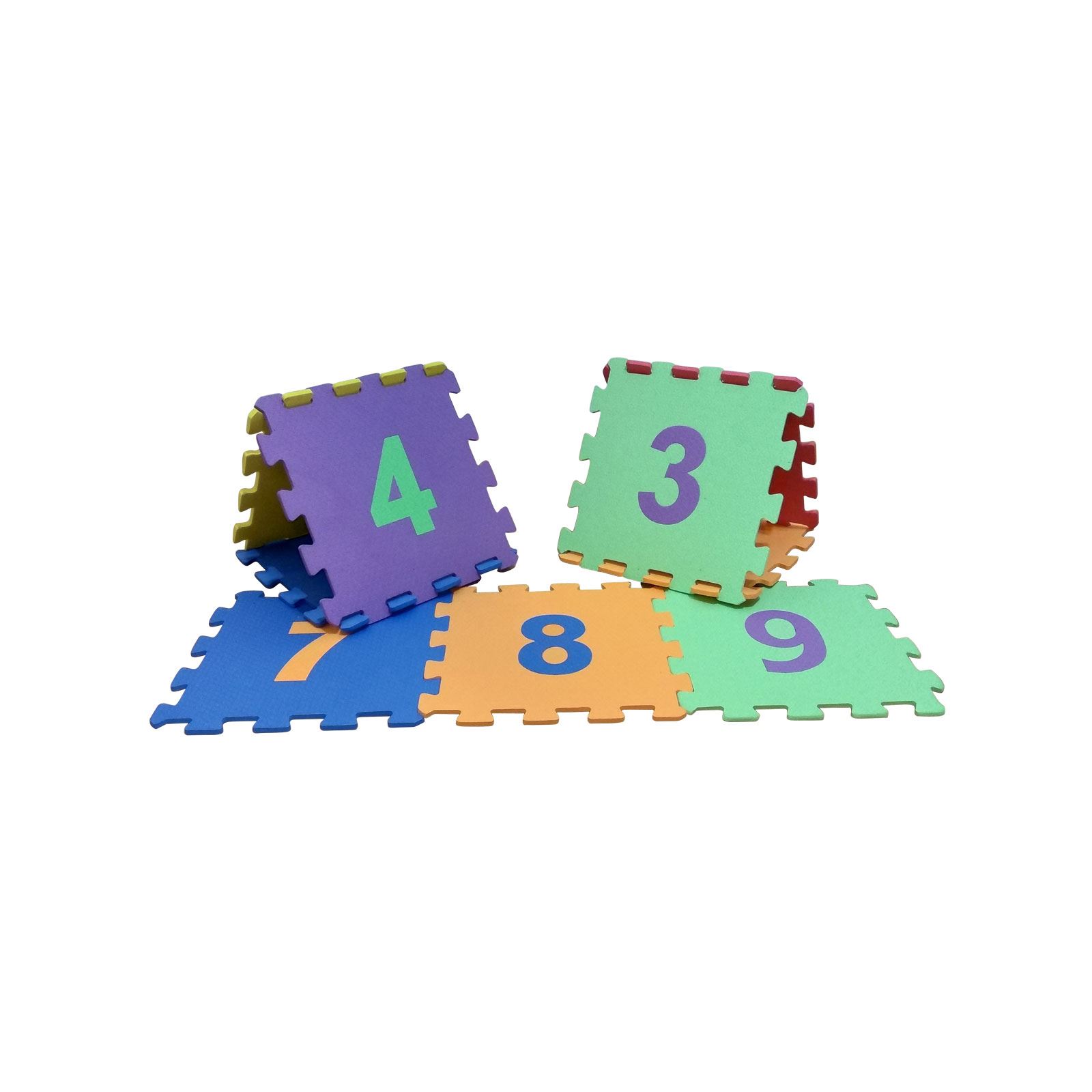 ELF101-C Elfobaby Eva Puzzle Oyun Matı 9 Parça  33cm x 33cm Sayılar Temalı