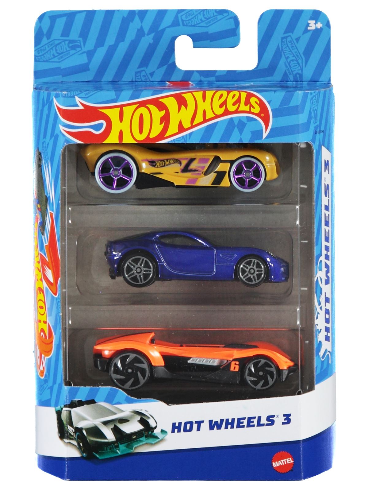Hot Wheels 3'lü Araba Seti 3+ Yaş Renkli