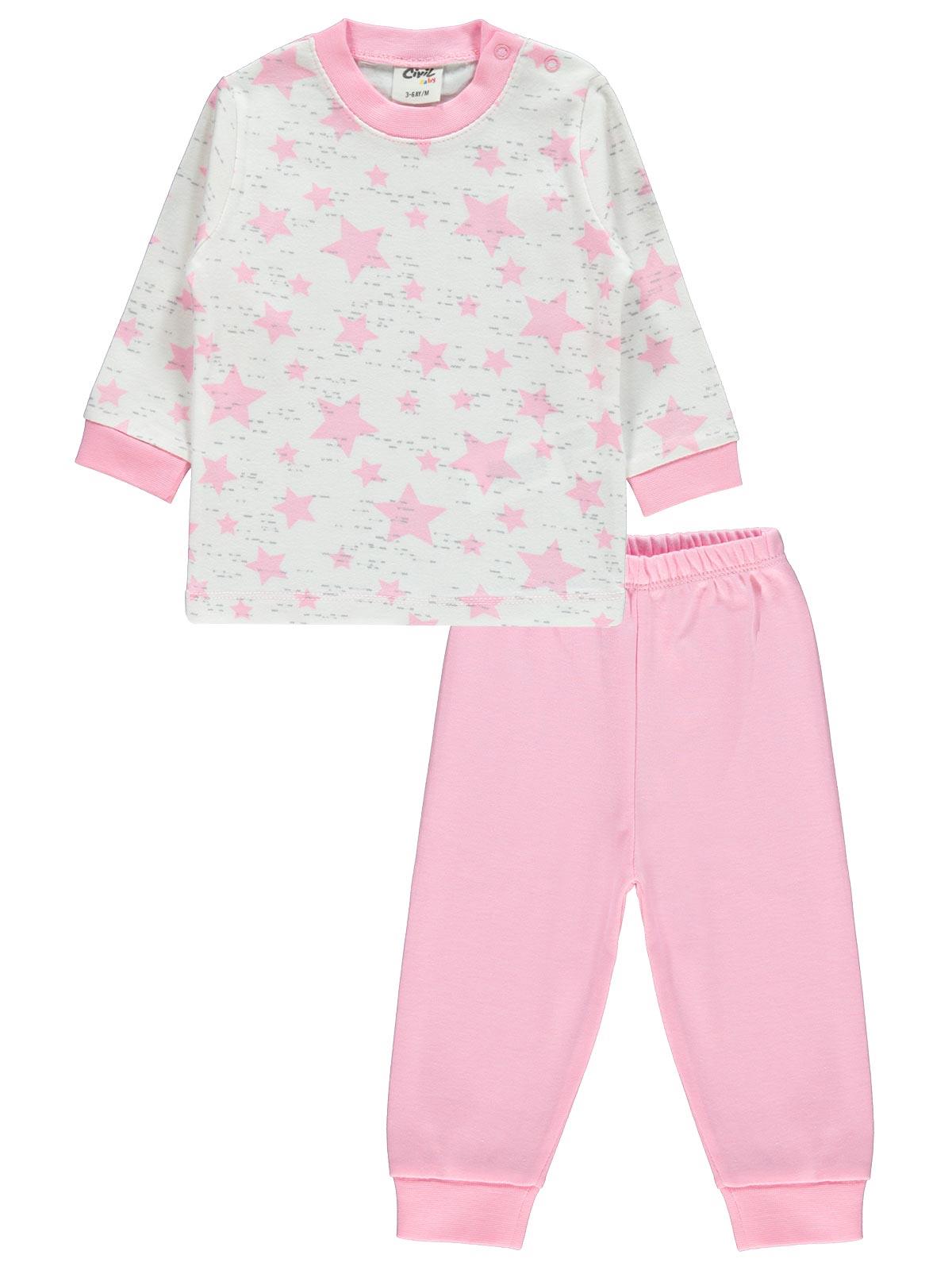 Civil Baby Bebek Pijama Takımı 3-12 Ay Pembe