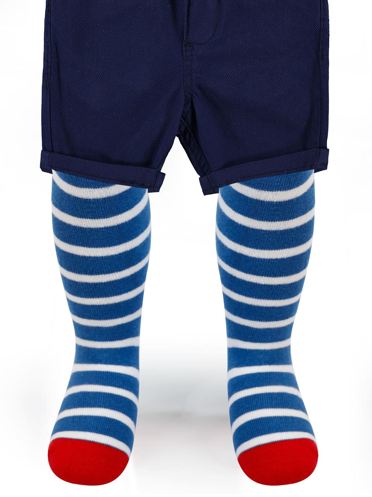 Civil Baby Erkek Bebek Külotlu Çorap 0-24 Ay İndigo