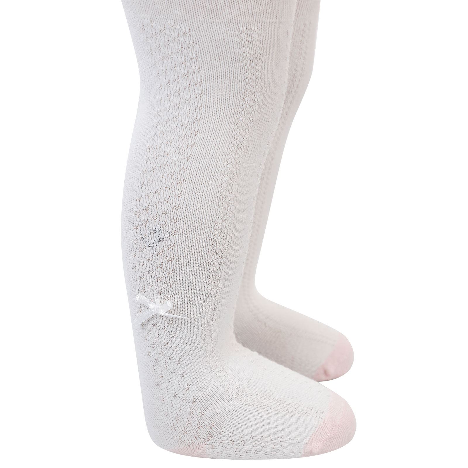 Civil Baby Kız Bebek Külotlu Çorap 0-24 Ay Ekru