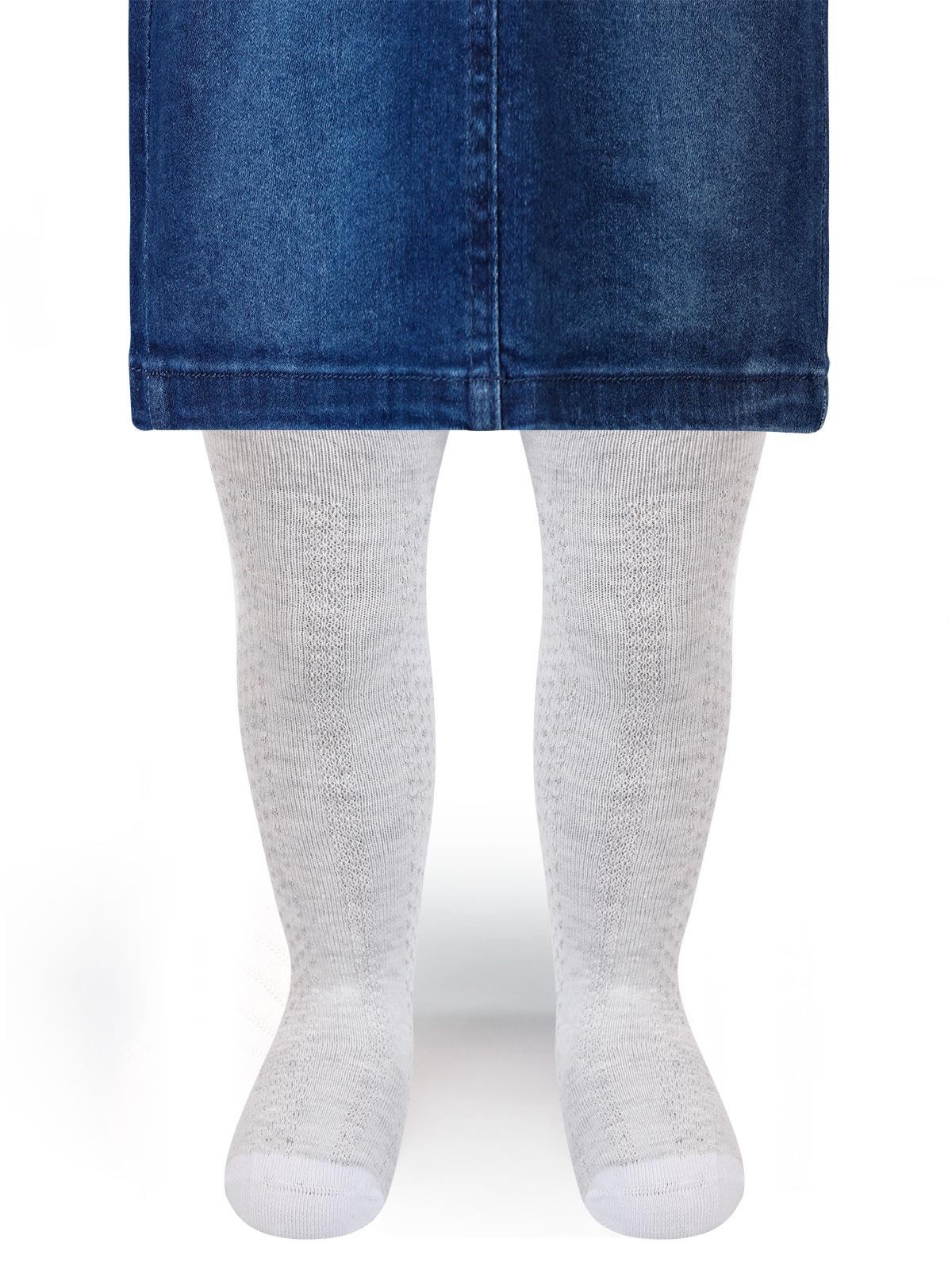 Civil Baby Kız Bebek Külotlu Çorap 0-24 Ay Gri