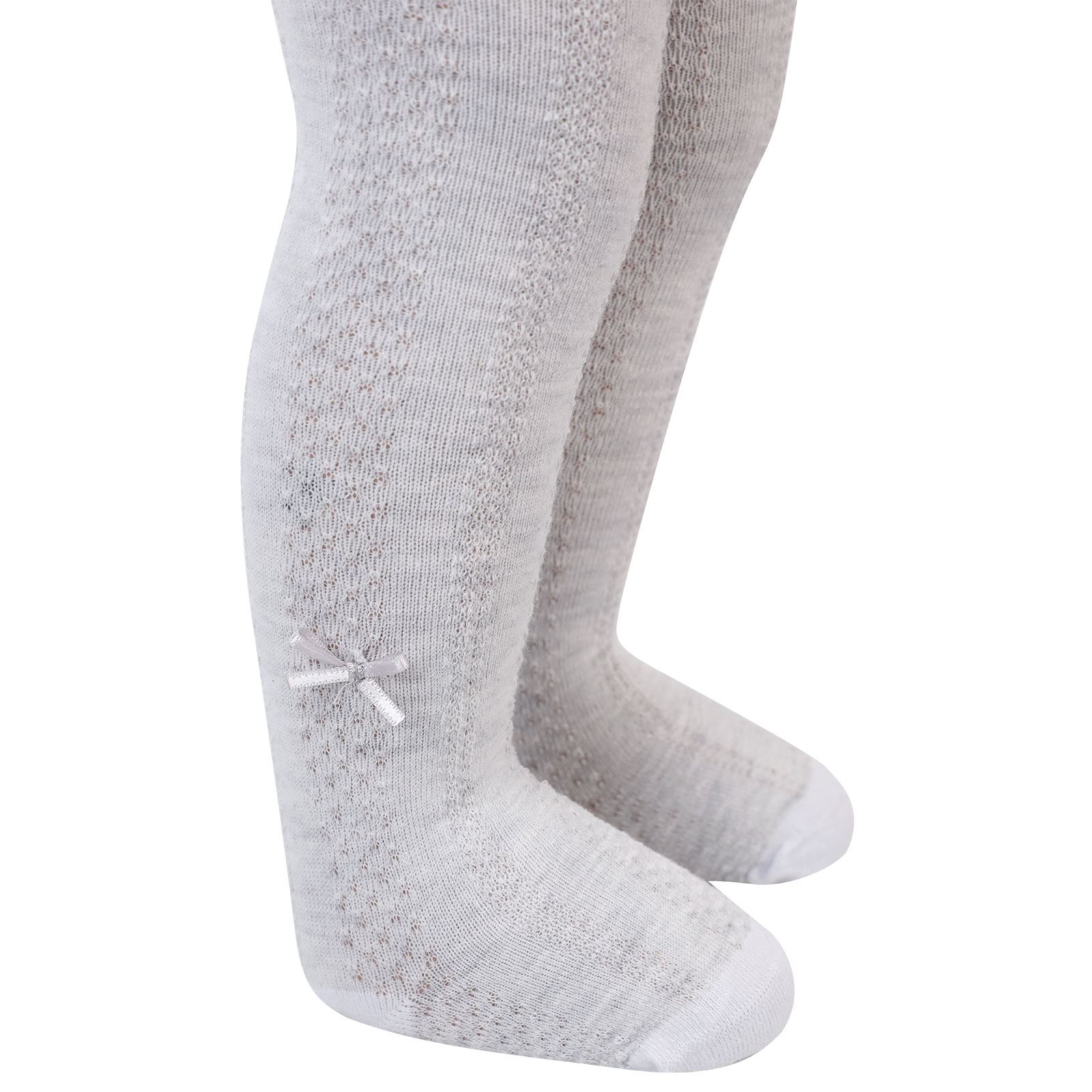 Civil Baby Kız Bebek Külotlu Çorap 0-24 Ay Gri