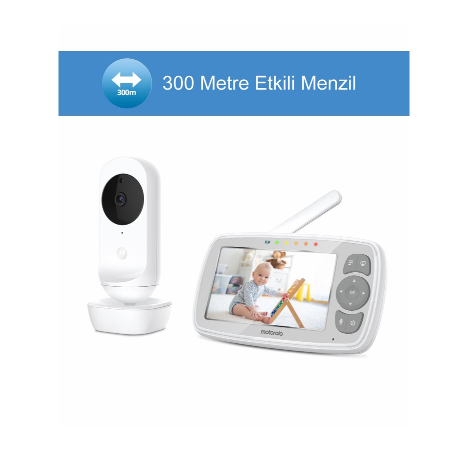 Motorola Dijital Bebek Kamera - 4.3 inç LCD Ekran (EASE34)
