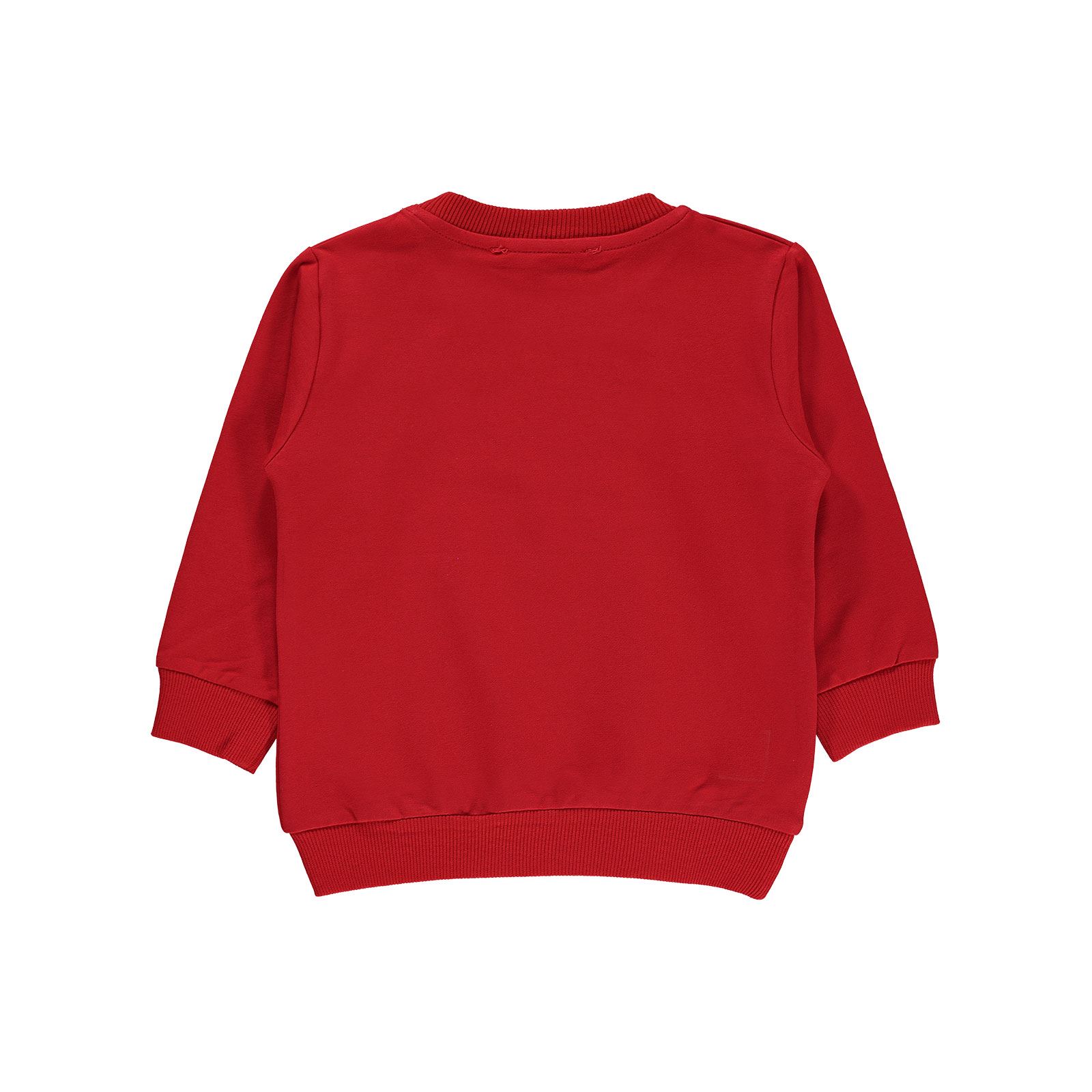 Cix Teen Erkek Çocuk Sweatshirt 2-5 Yaş Kırmızı