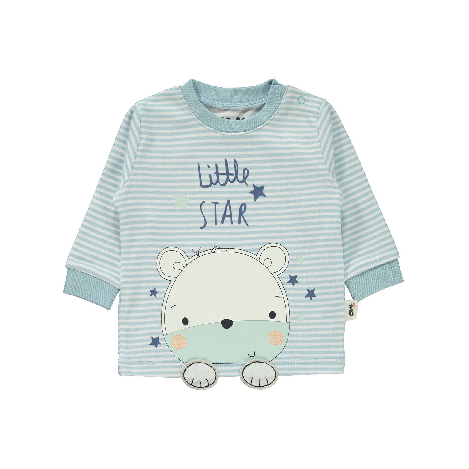 Civil Baby Bebek Pijama Takımı 3-18 Ay Mavi