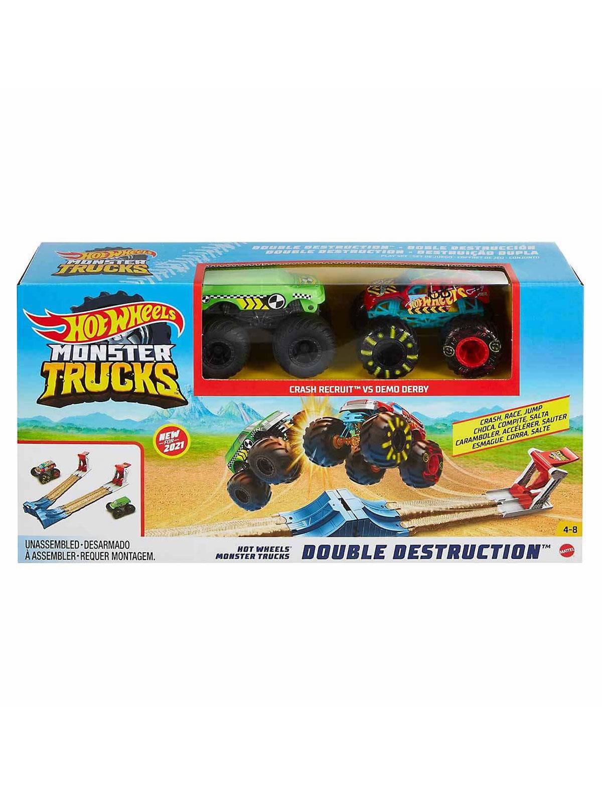Hot Wheels Monster Trucks Çifte Çarpışma Oyun Seti