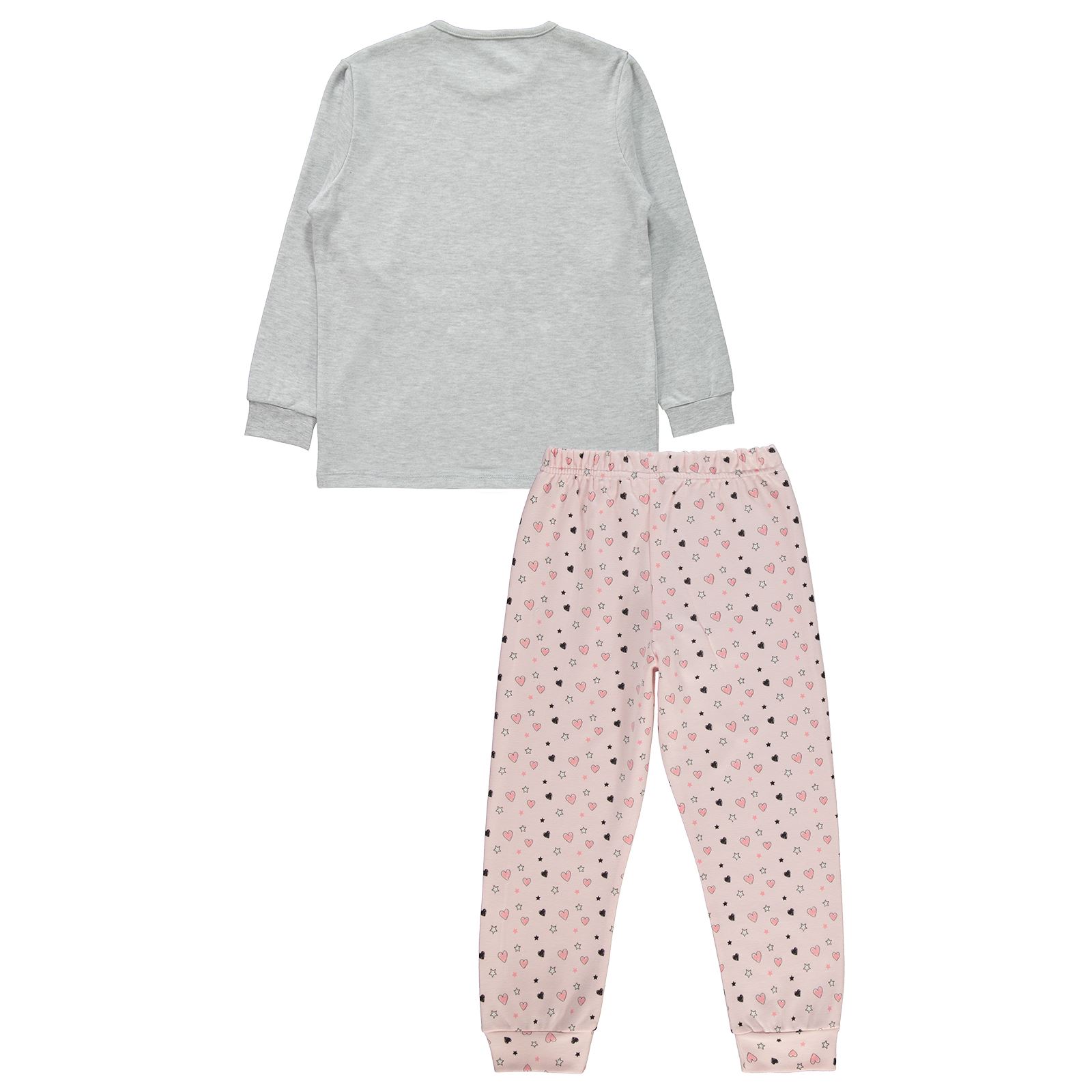 Civil Girls Kız Çocuk Pijama Takımı 6-9 Yaş Gri